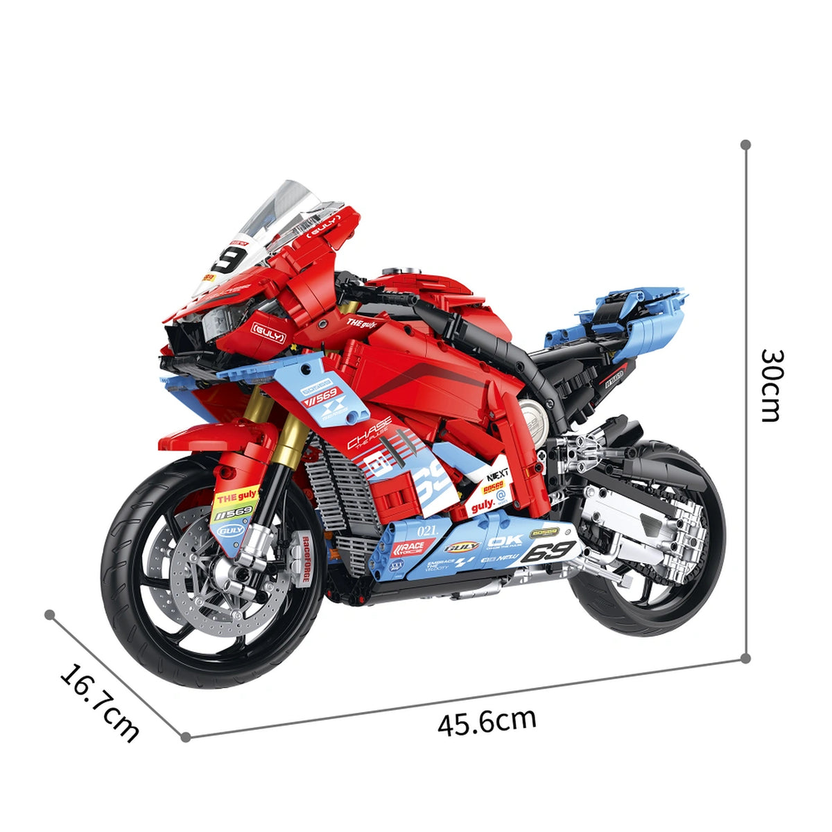 820RR Racing Superbike brick model