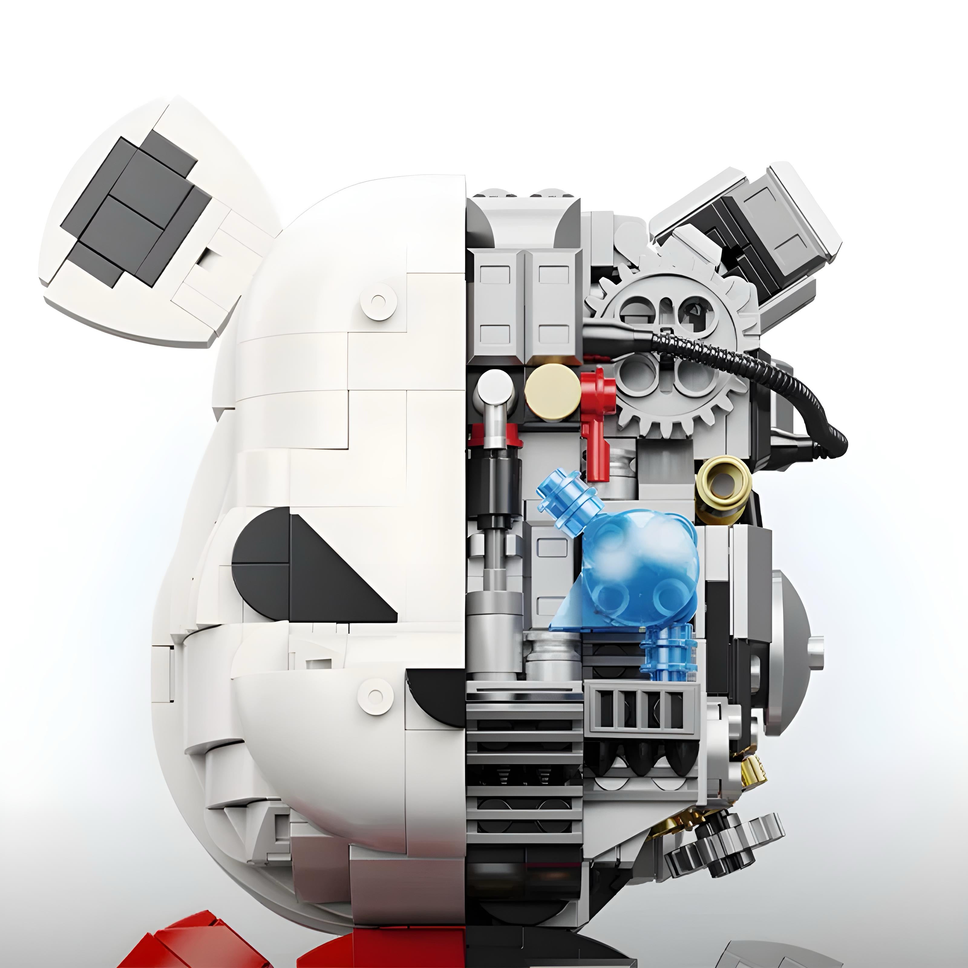 Bearblock #Angrypanda 400% | 1402pcs