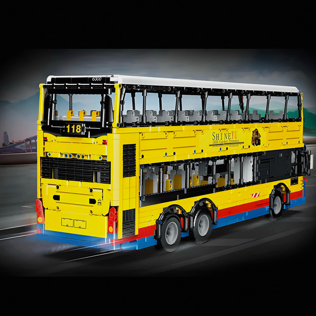 Remote controlled doors on a 70 cm bus