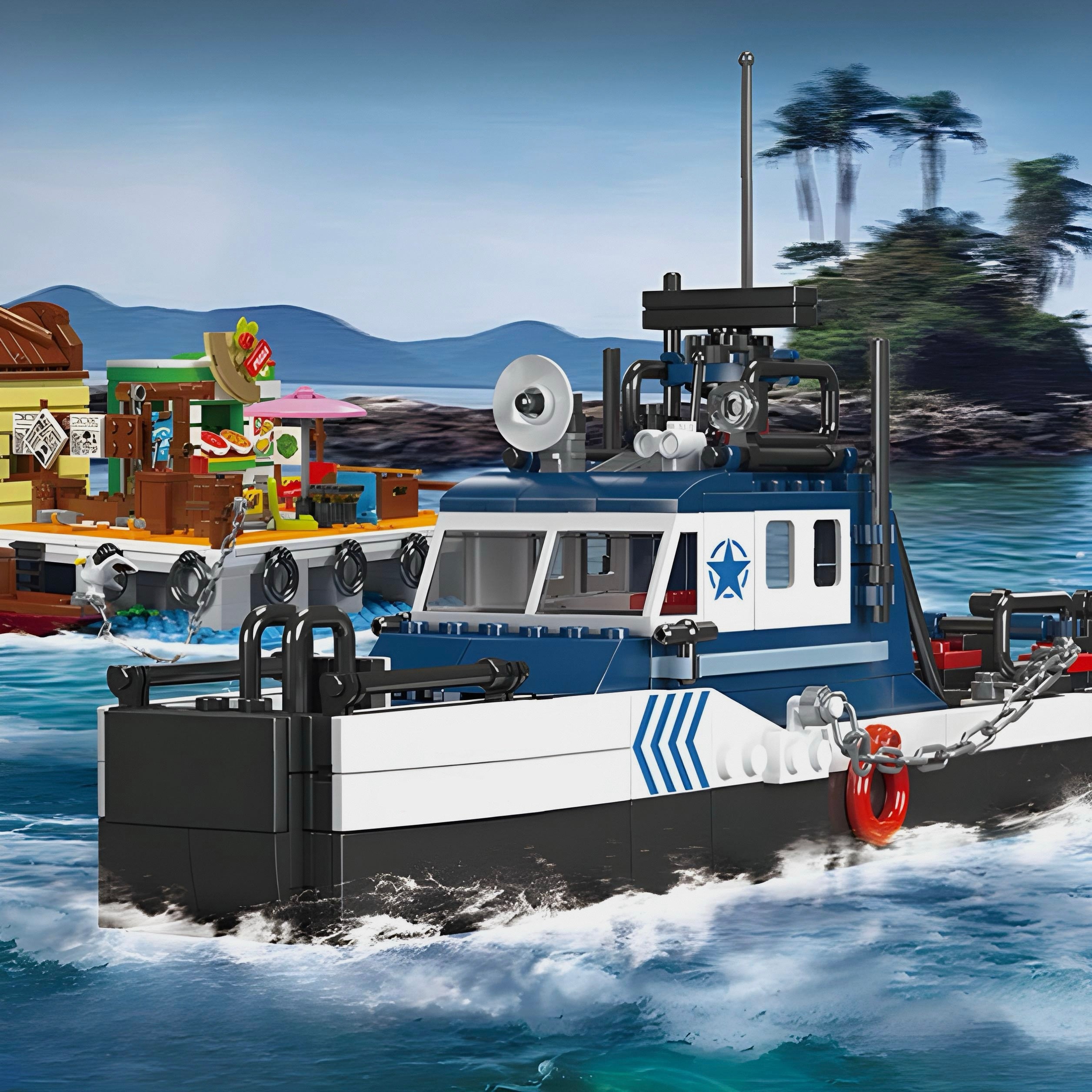 Police Boat | 416pcs
