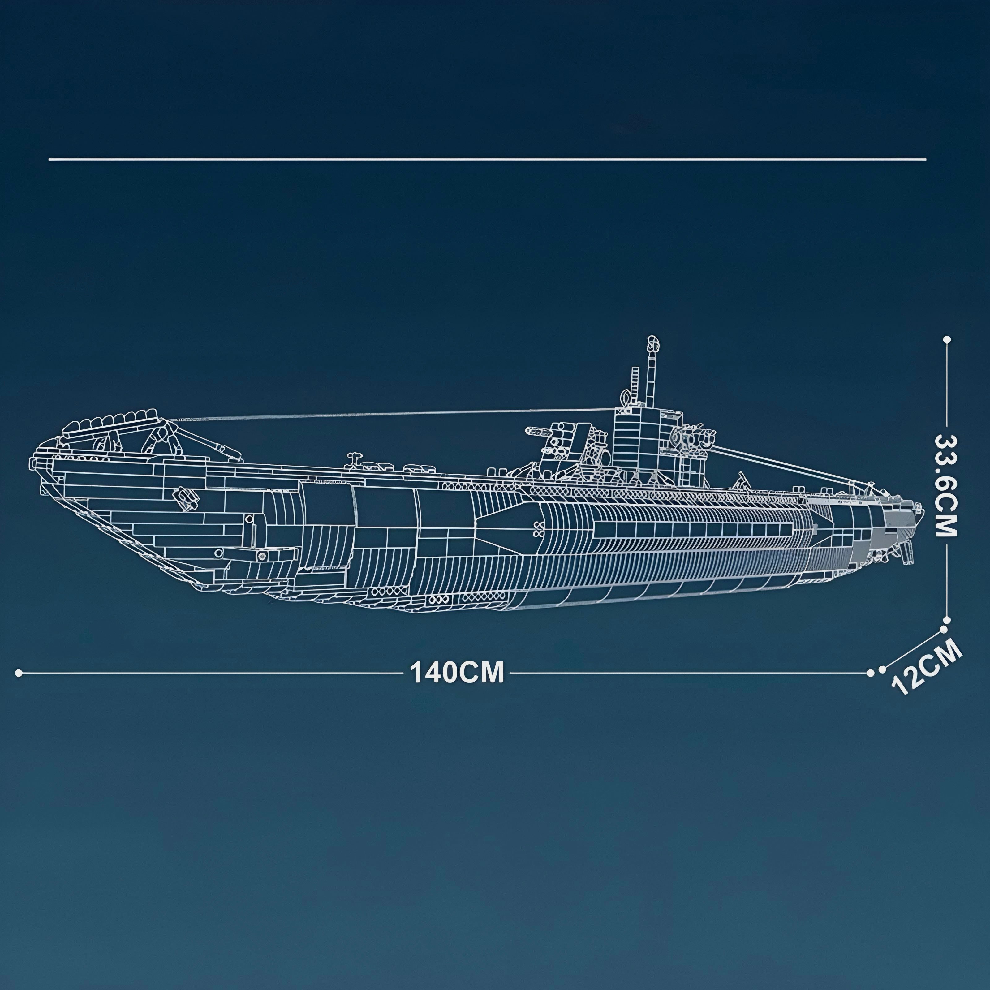 German U-Boat | 3988pcs