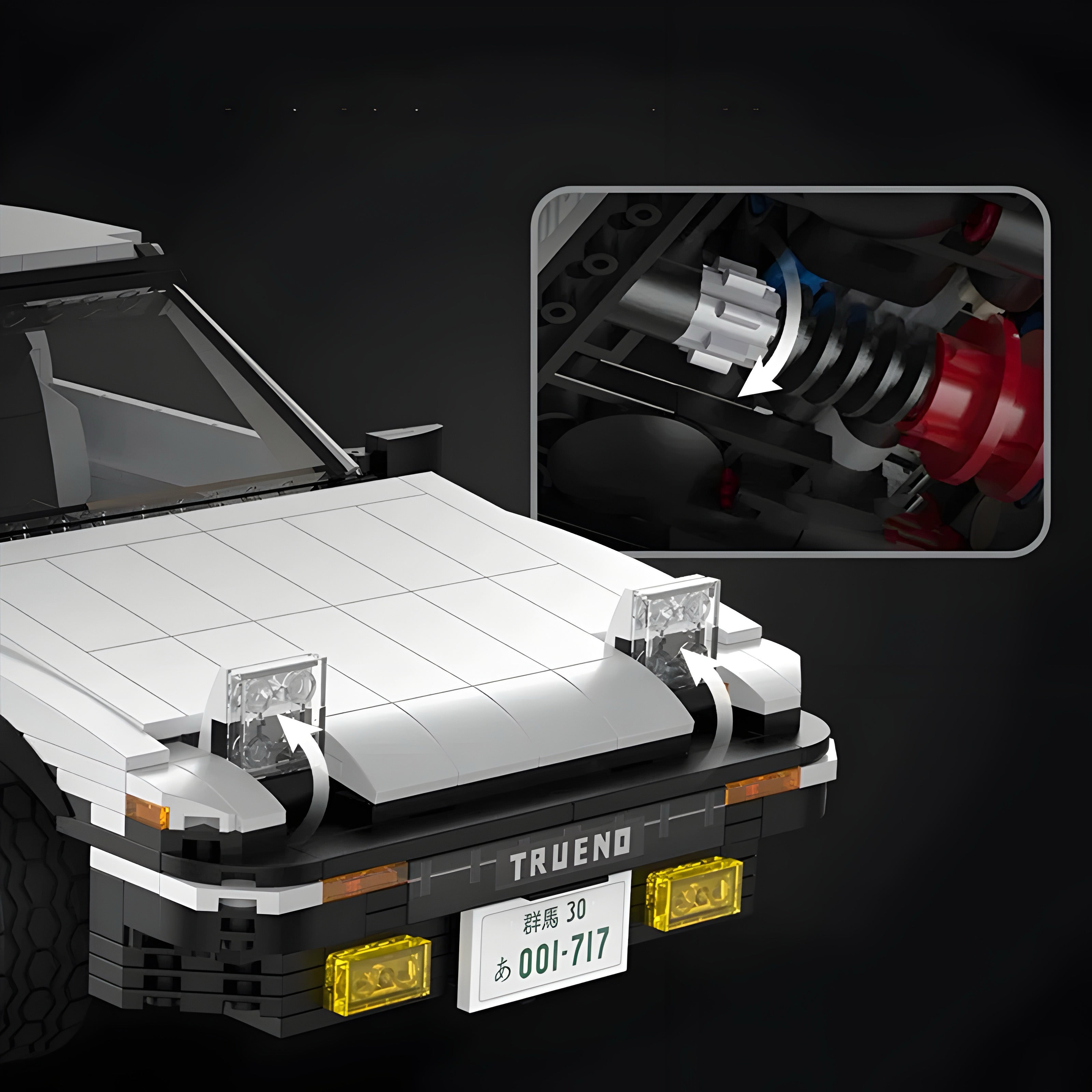 INTIAL D AE86 | 1324PCS