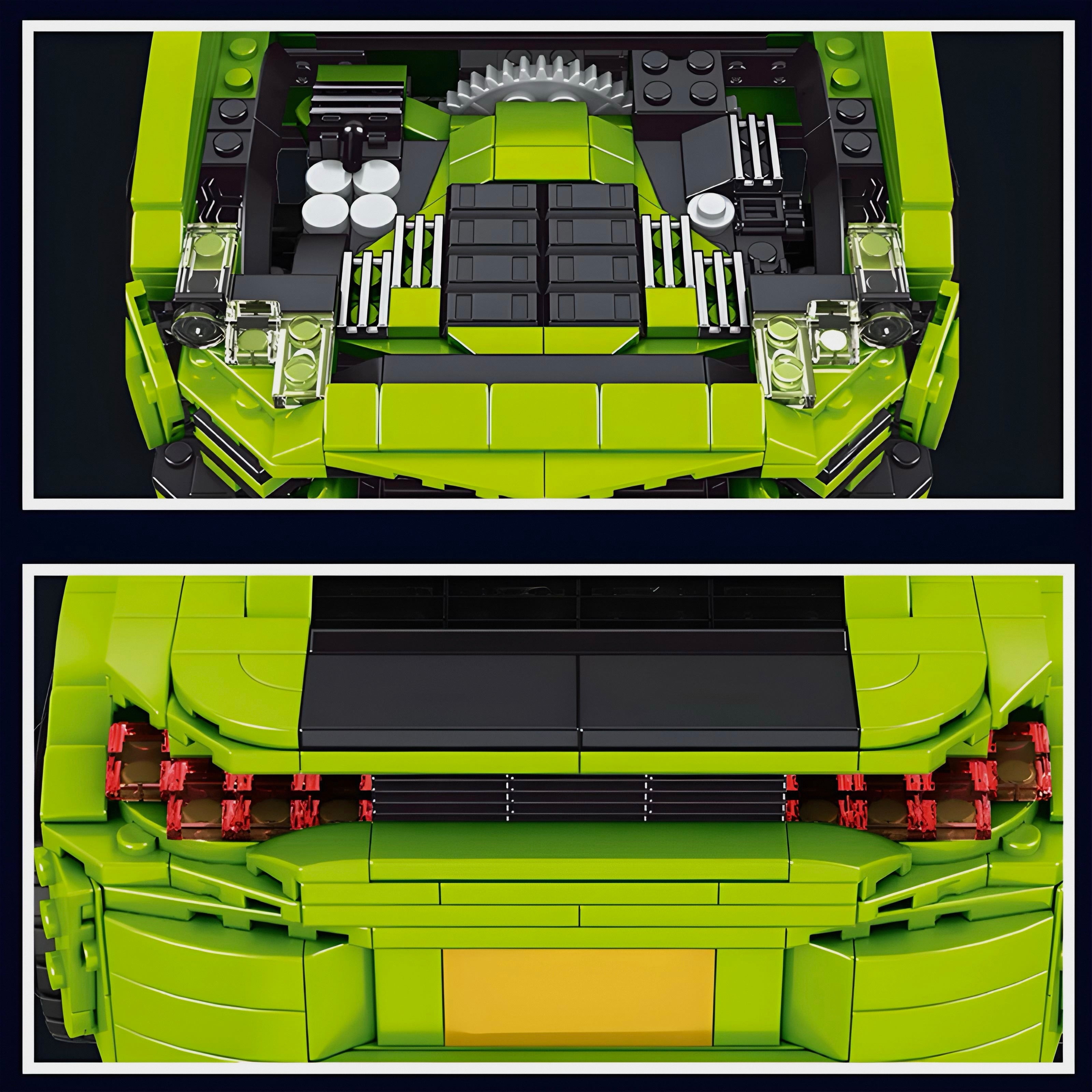 "Neon Green" Italian SUV | 1538pcs