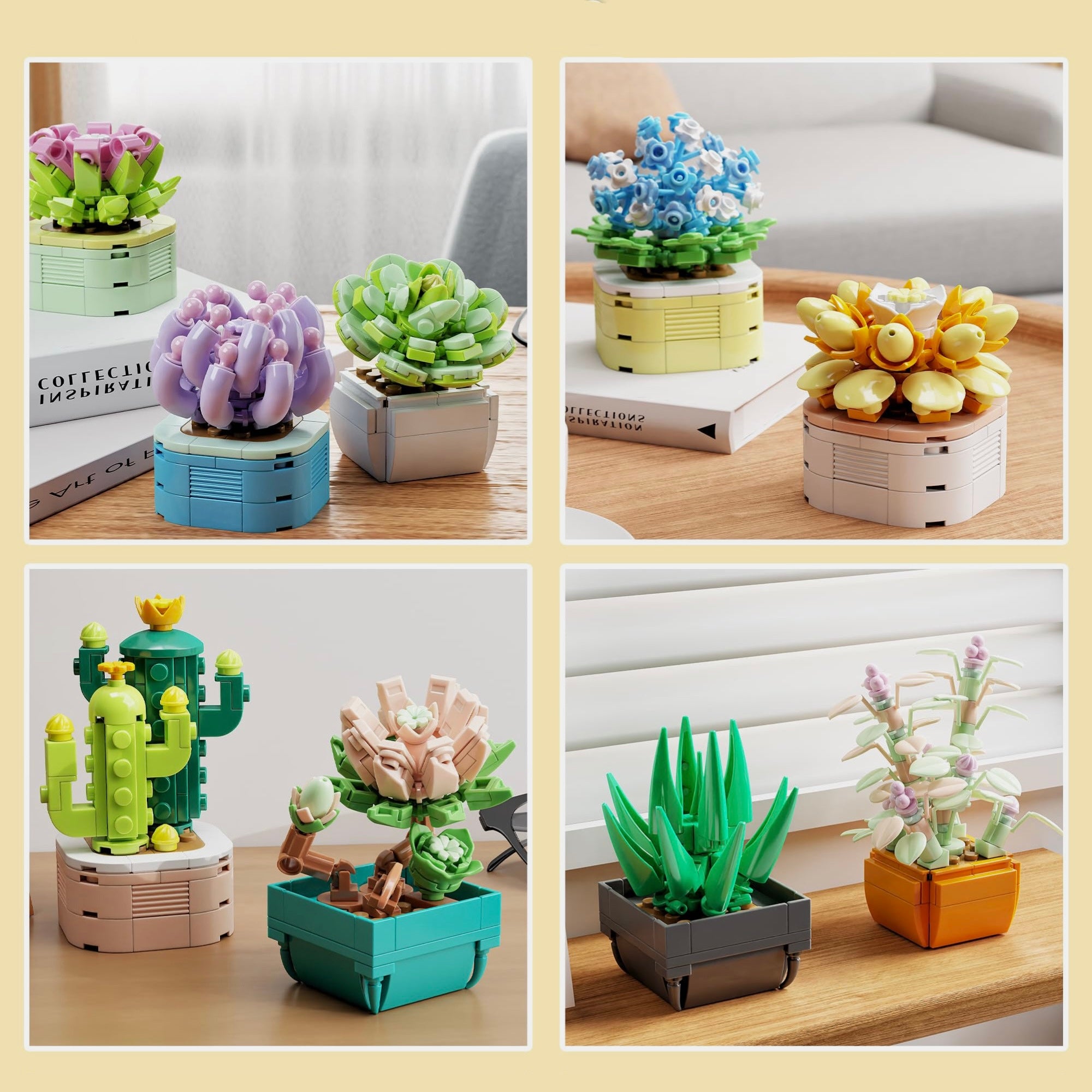 9 Plants Collection | 834pcs