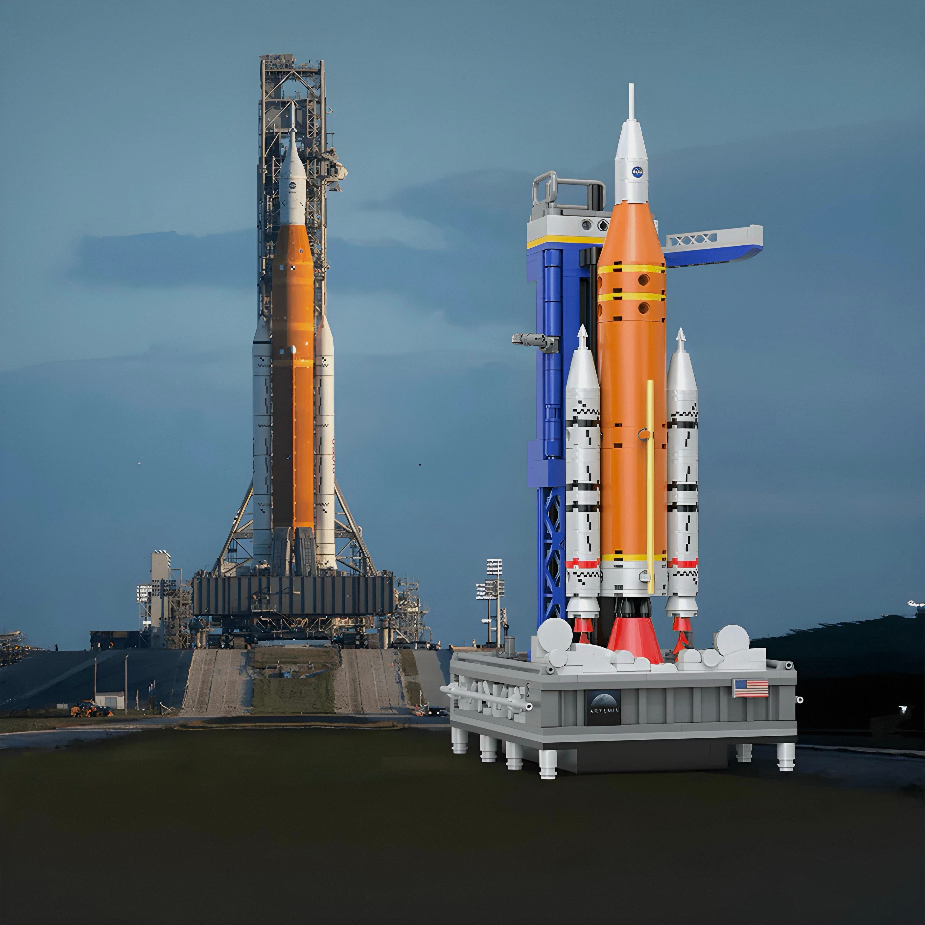 SLS Artemis Rocket | 658pcs