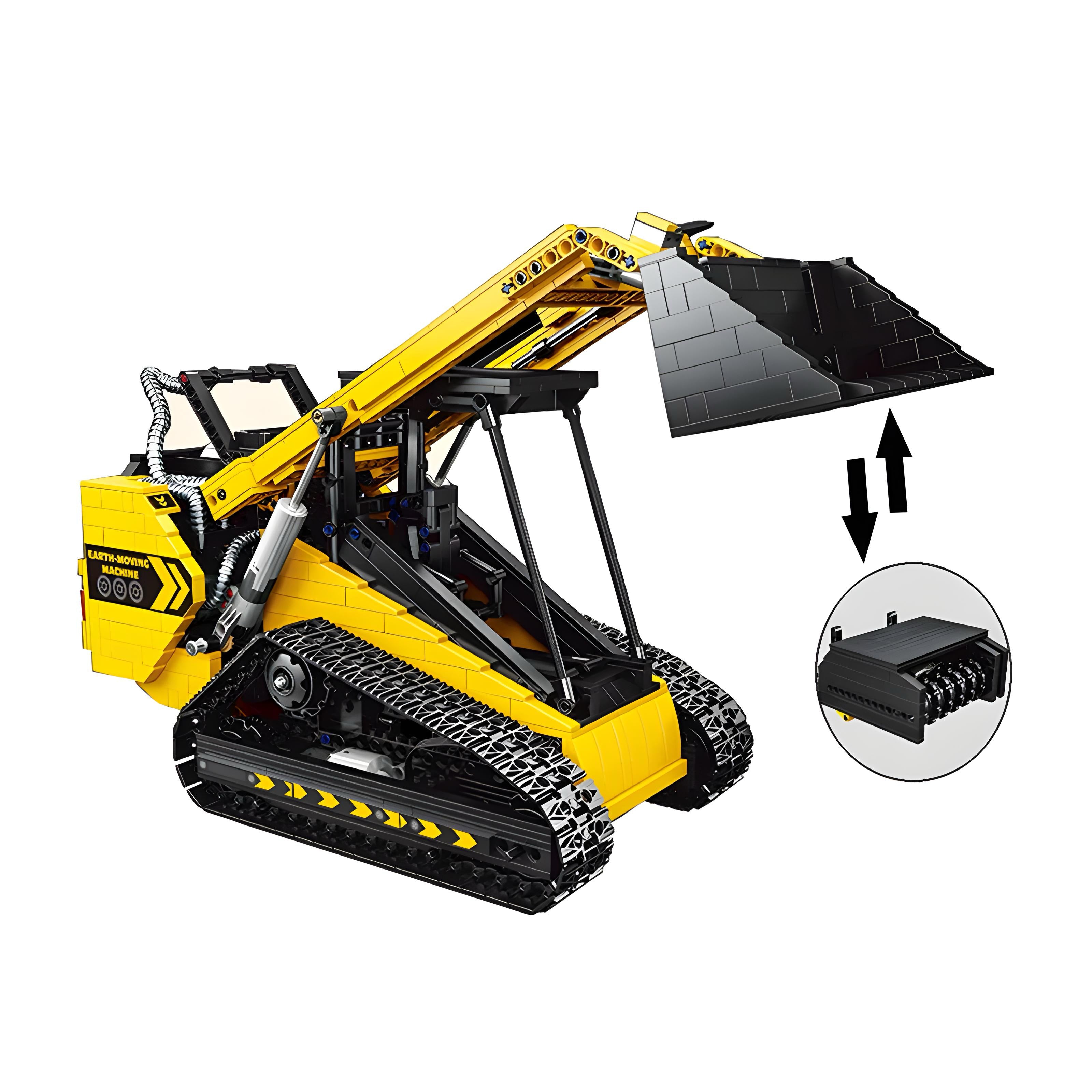 Remote Controlled Compact Track Loader | 1800pcs