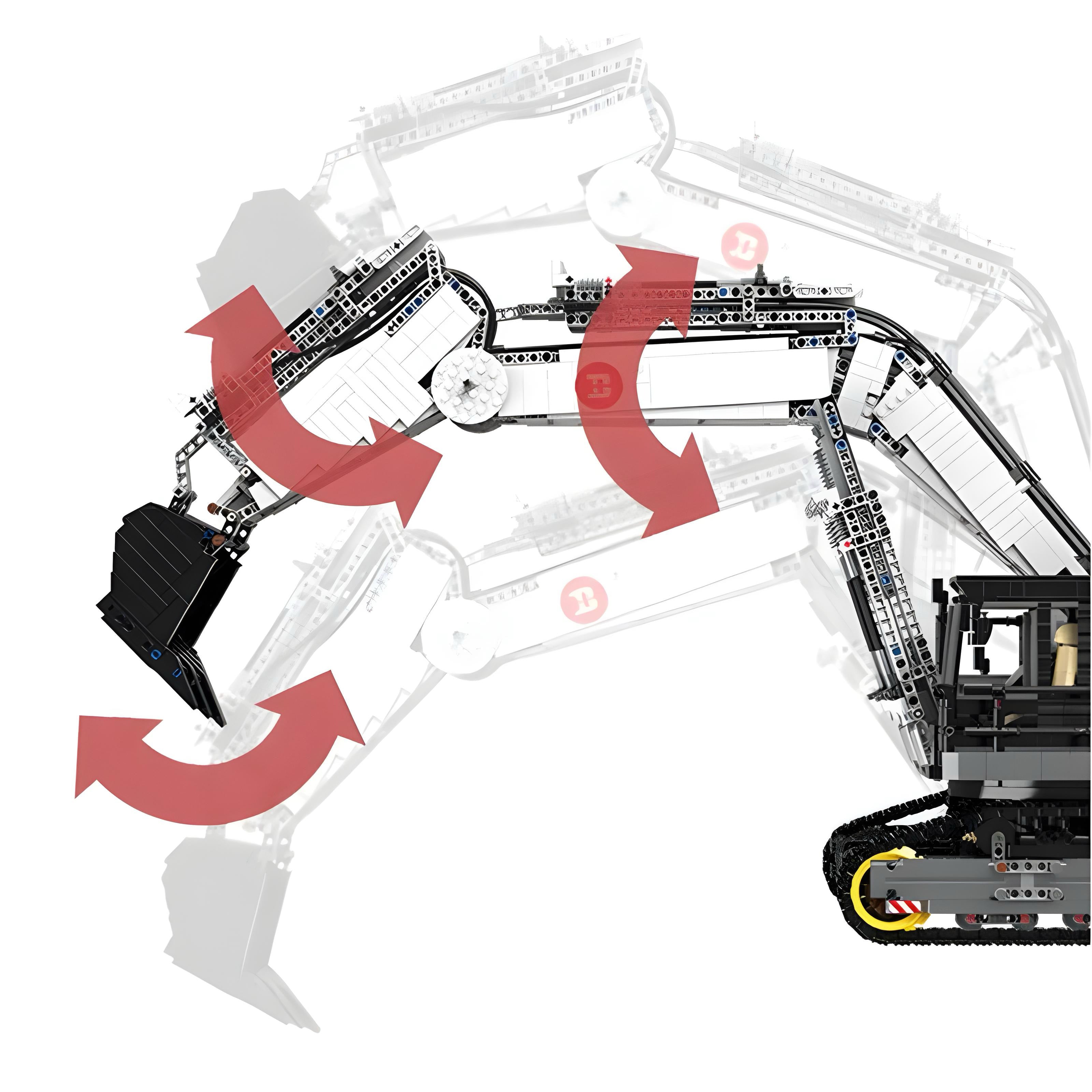 Remote Controlled Heavy Duty Digger | 4342pcs