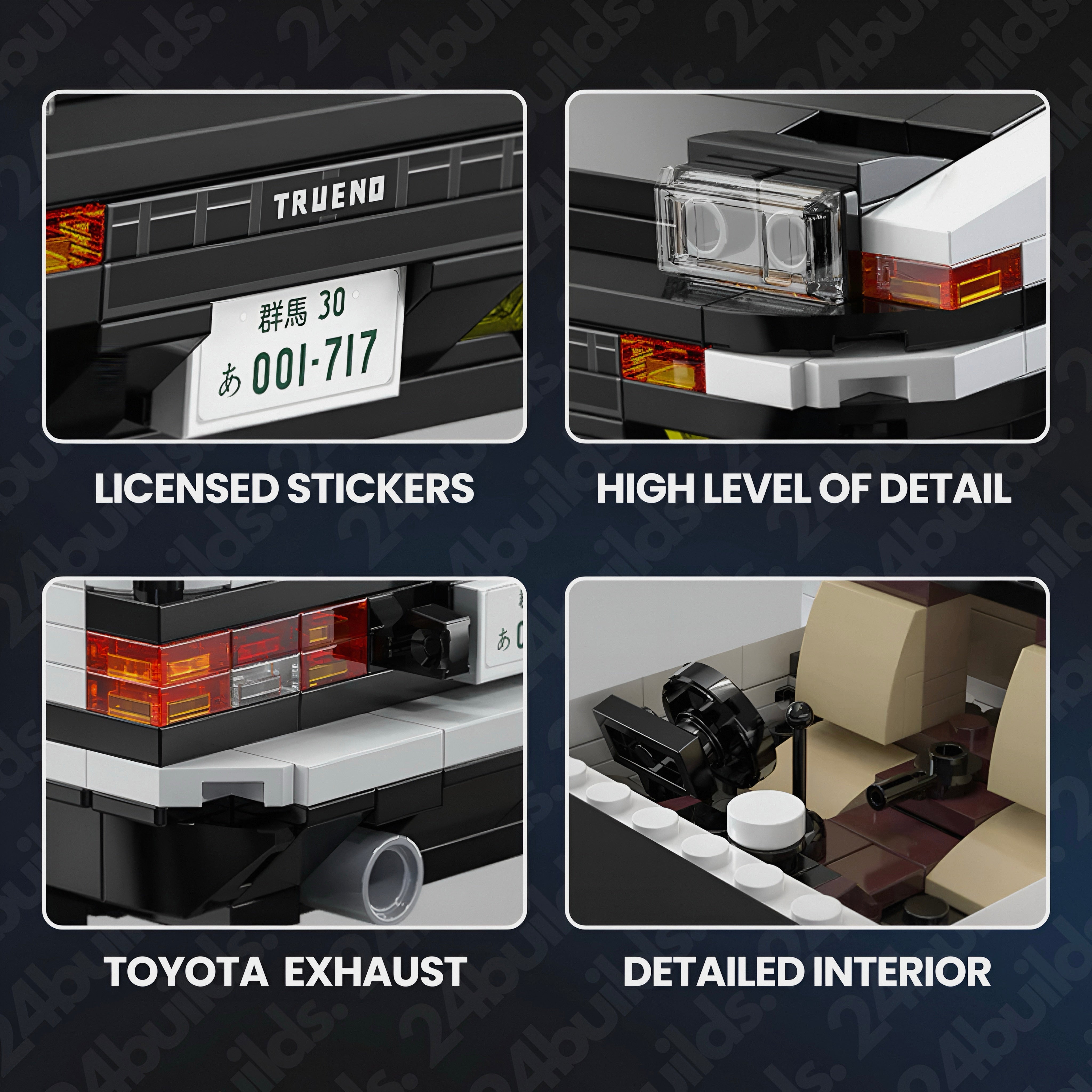 Remote Controlled Initial D AE86 | 326pcs