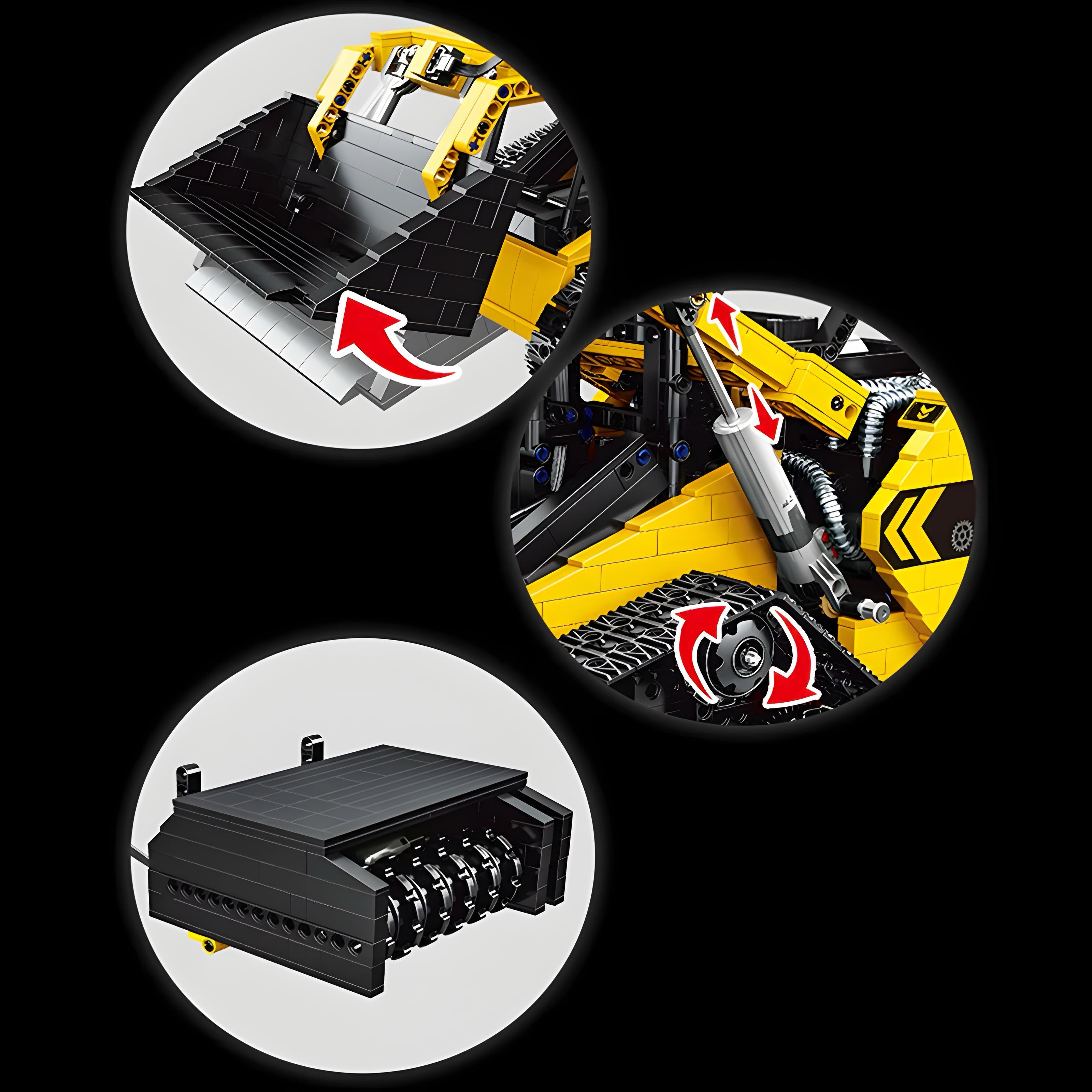 Remote Controlled Compact Track Loader | 1800pcs