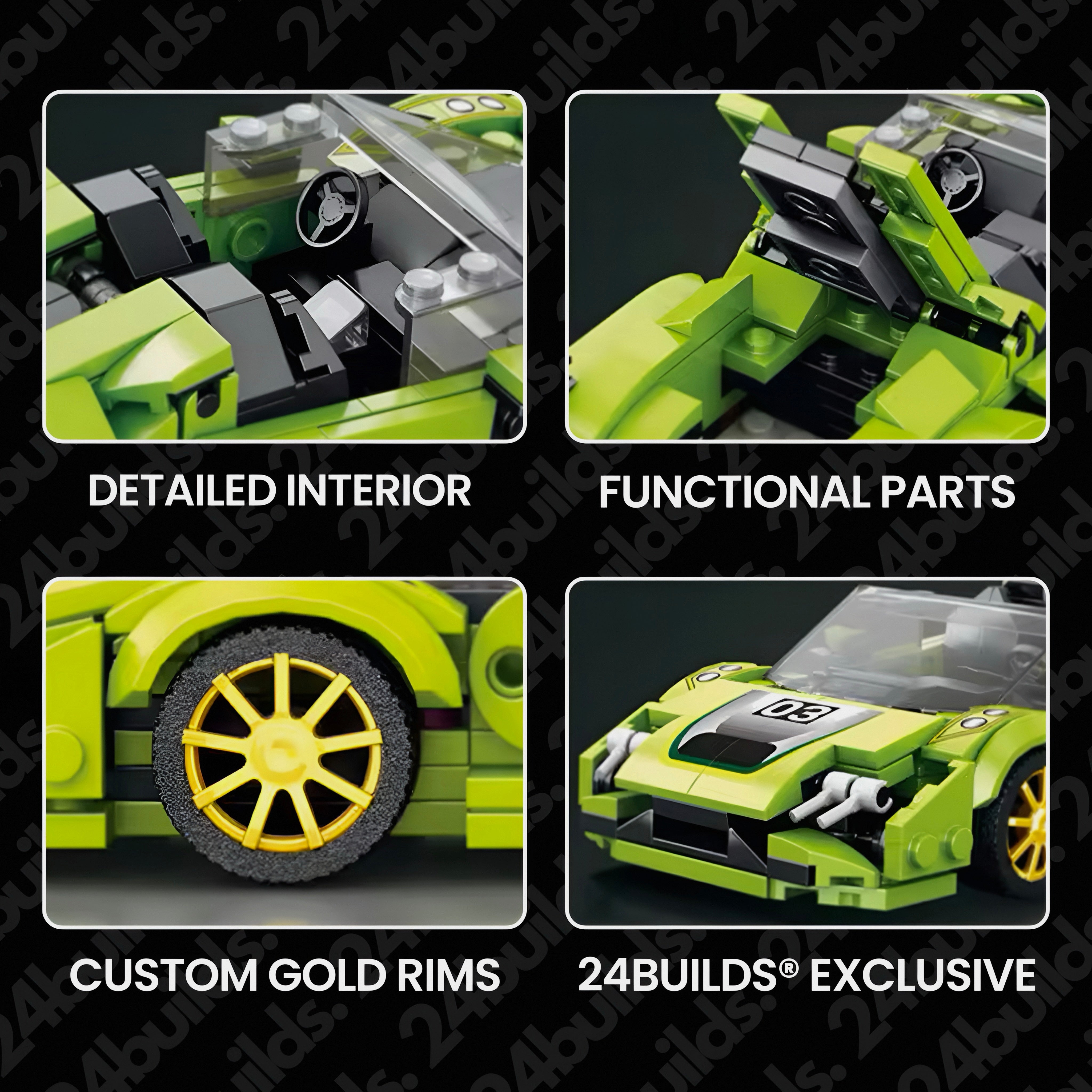 Italian V12 Hybrid Hypercar | 368pcs