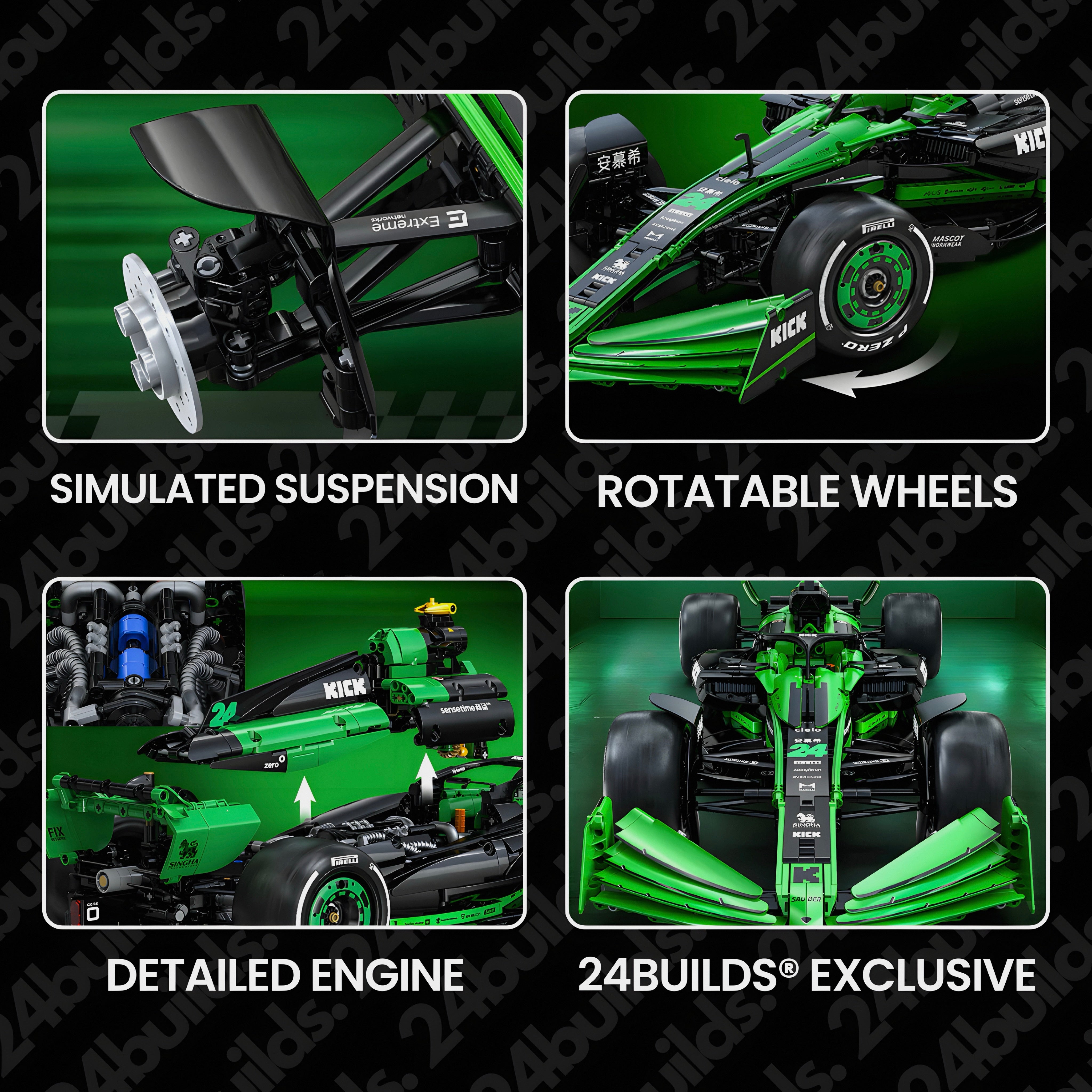 The Ultimate Kick Sauber F1 Team | 2554pcs