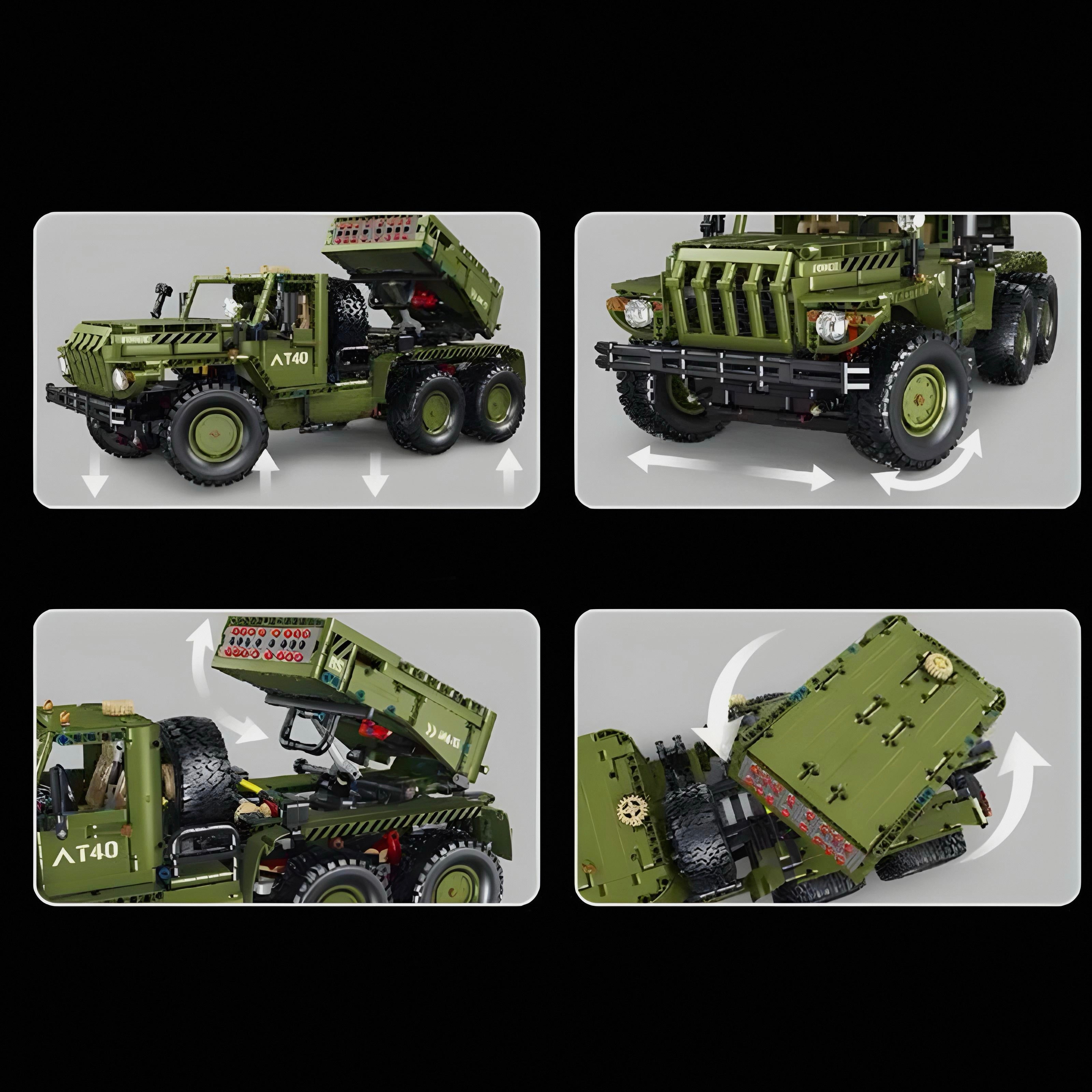 Remote Controlled Katyusha Rocket Launcher | 2269pcs