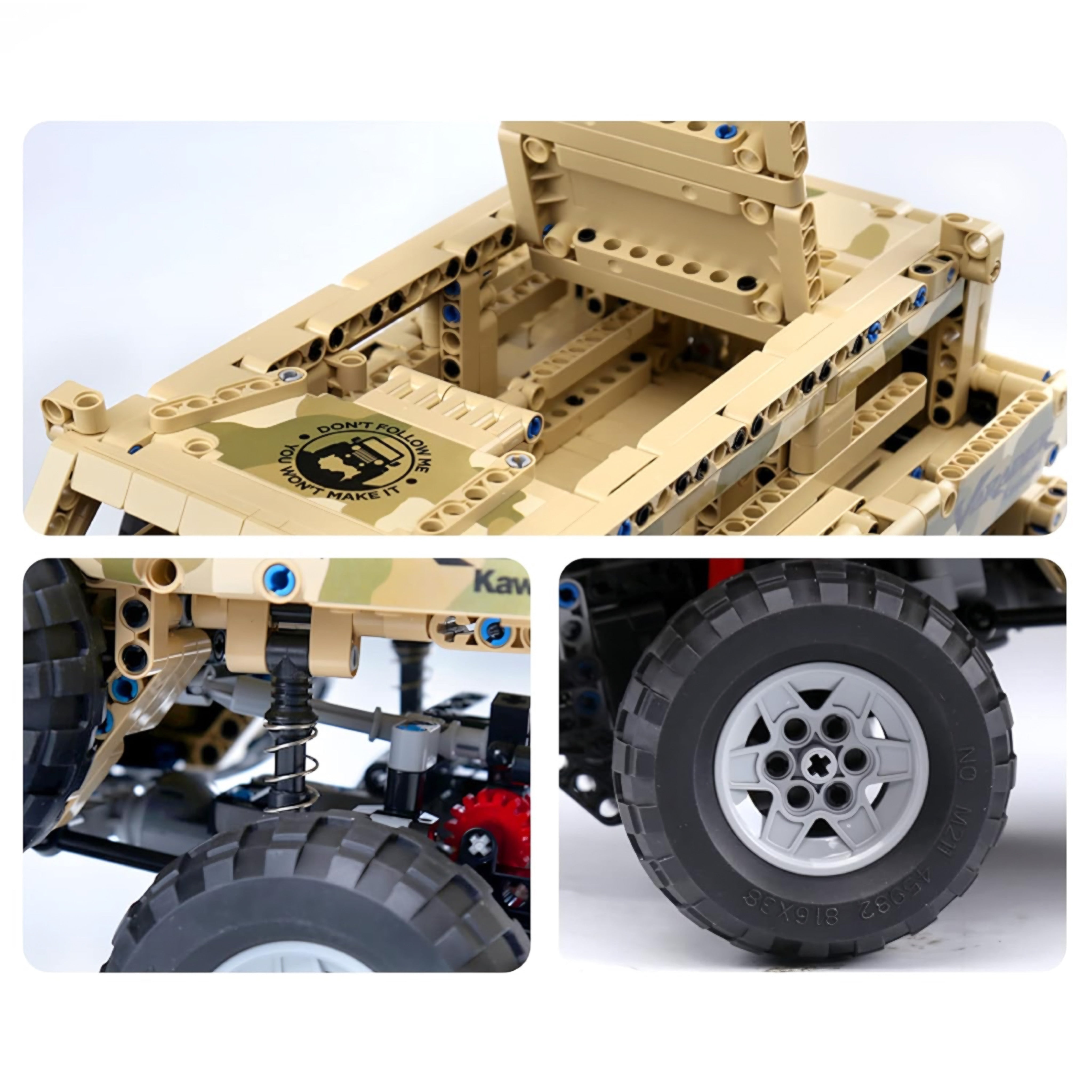 Remote Controlled Military 4x4 | 2032pcs