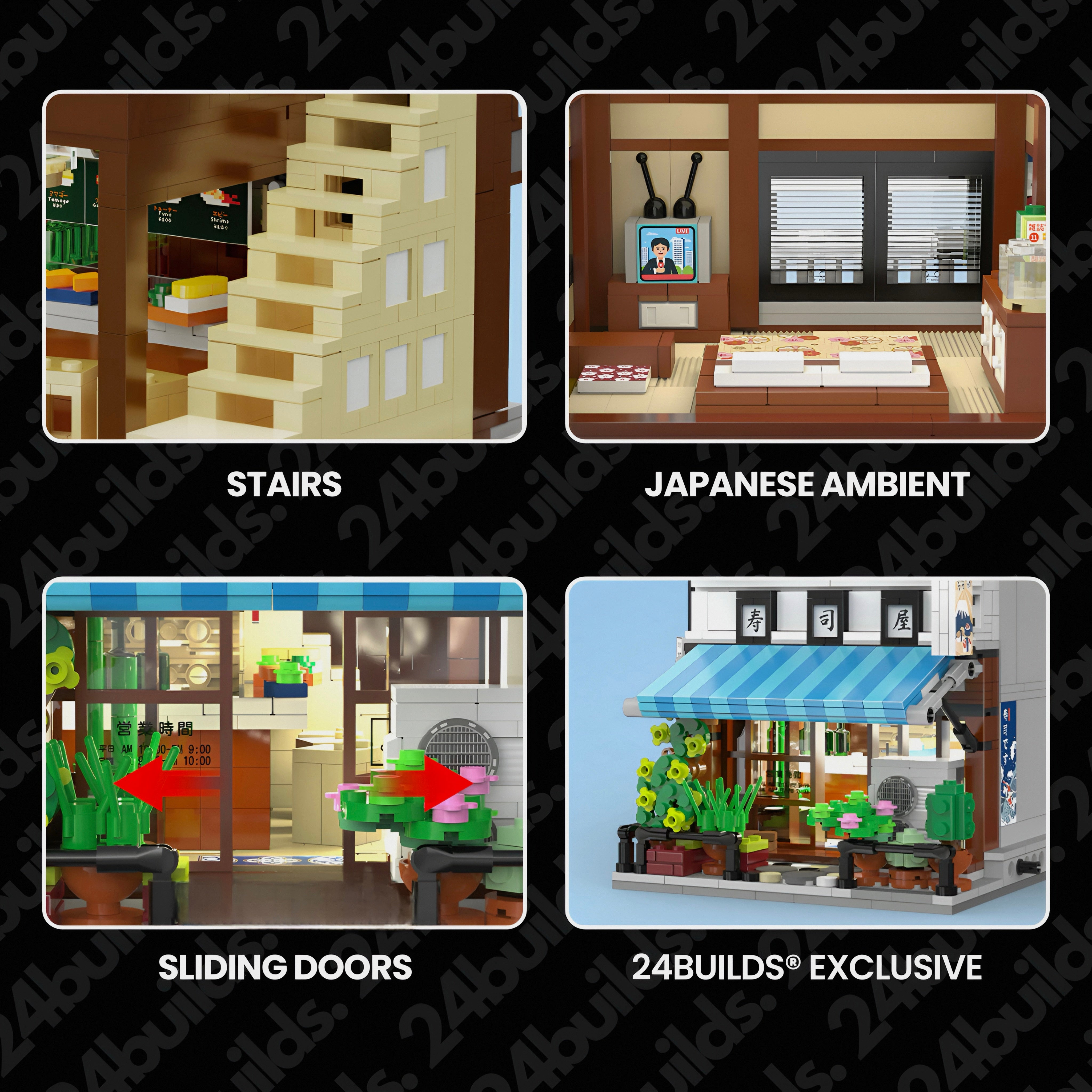 Japanese Sushi Shop | 1664pcs