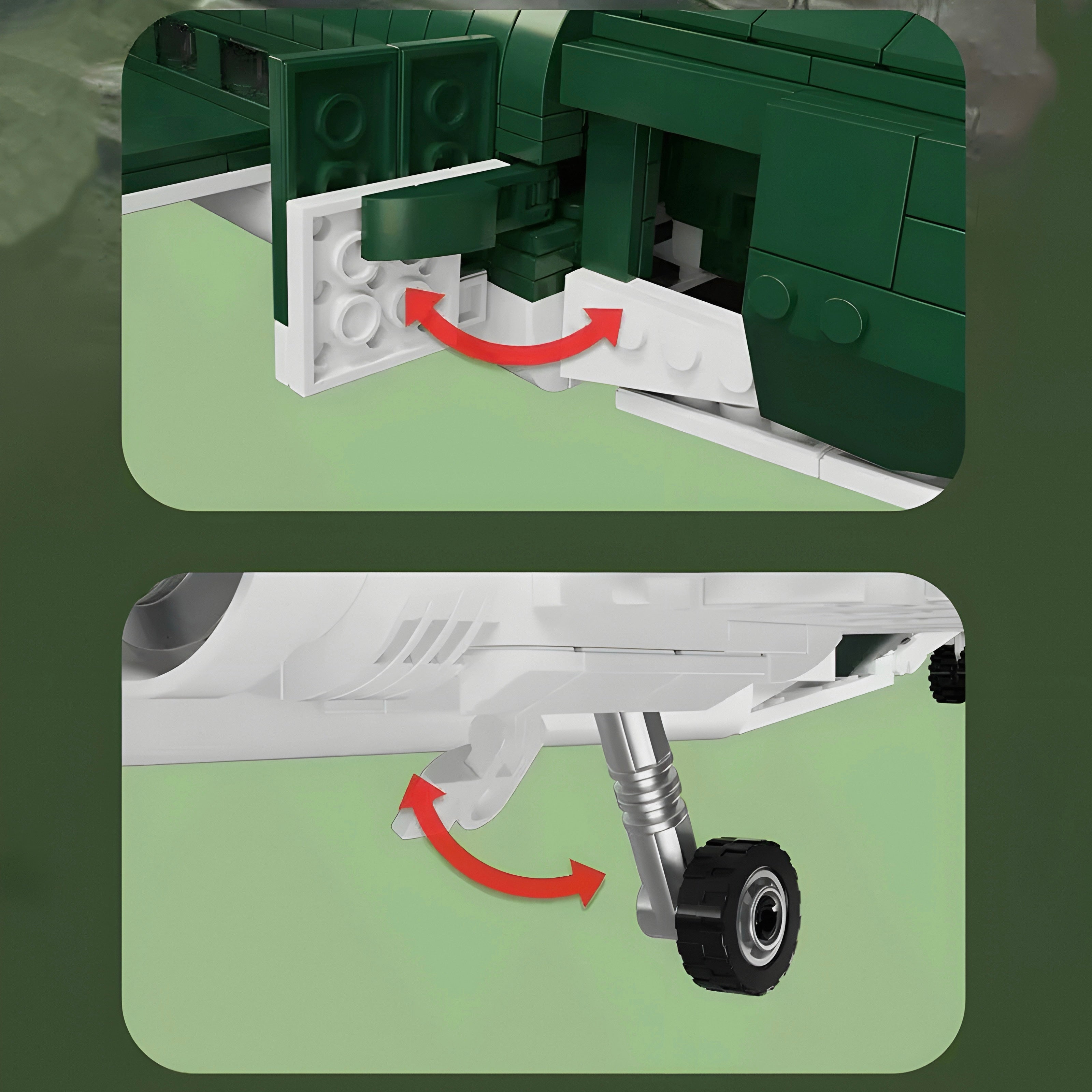 C47 Transport Aircraft | 866pcs