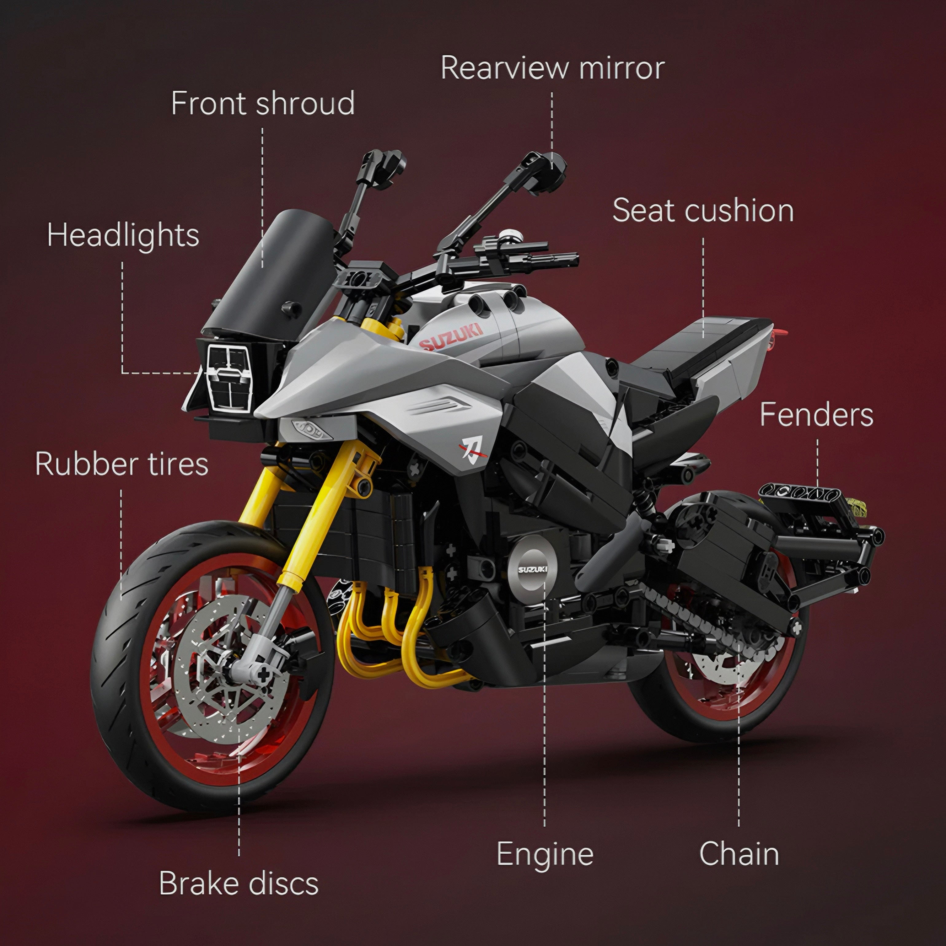 Suzuki Katana | 1104pcs