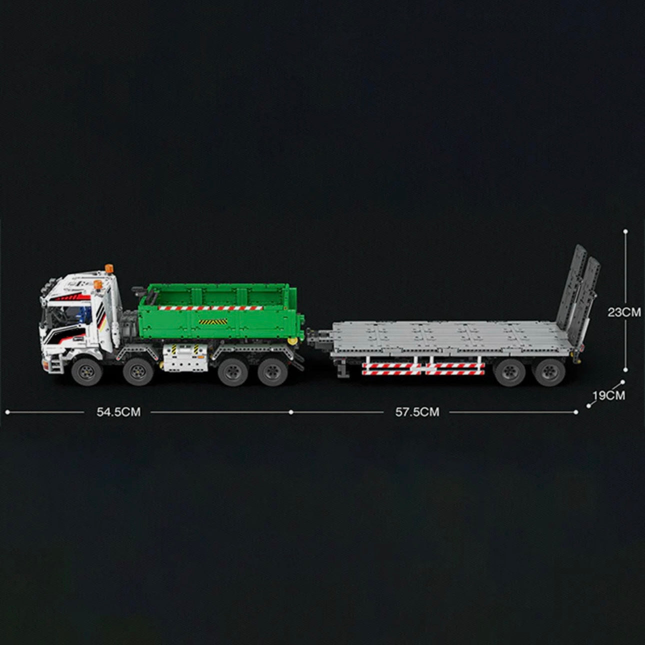 Remote Controlled Skip & Tow Truck | 2950pcs