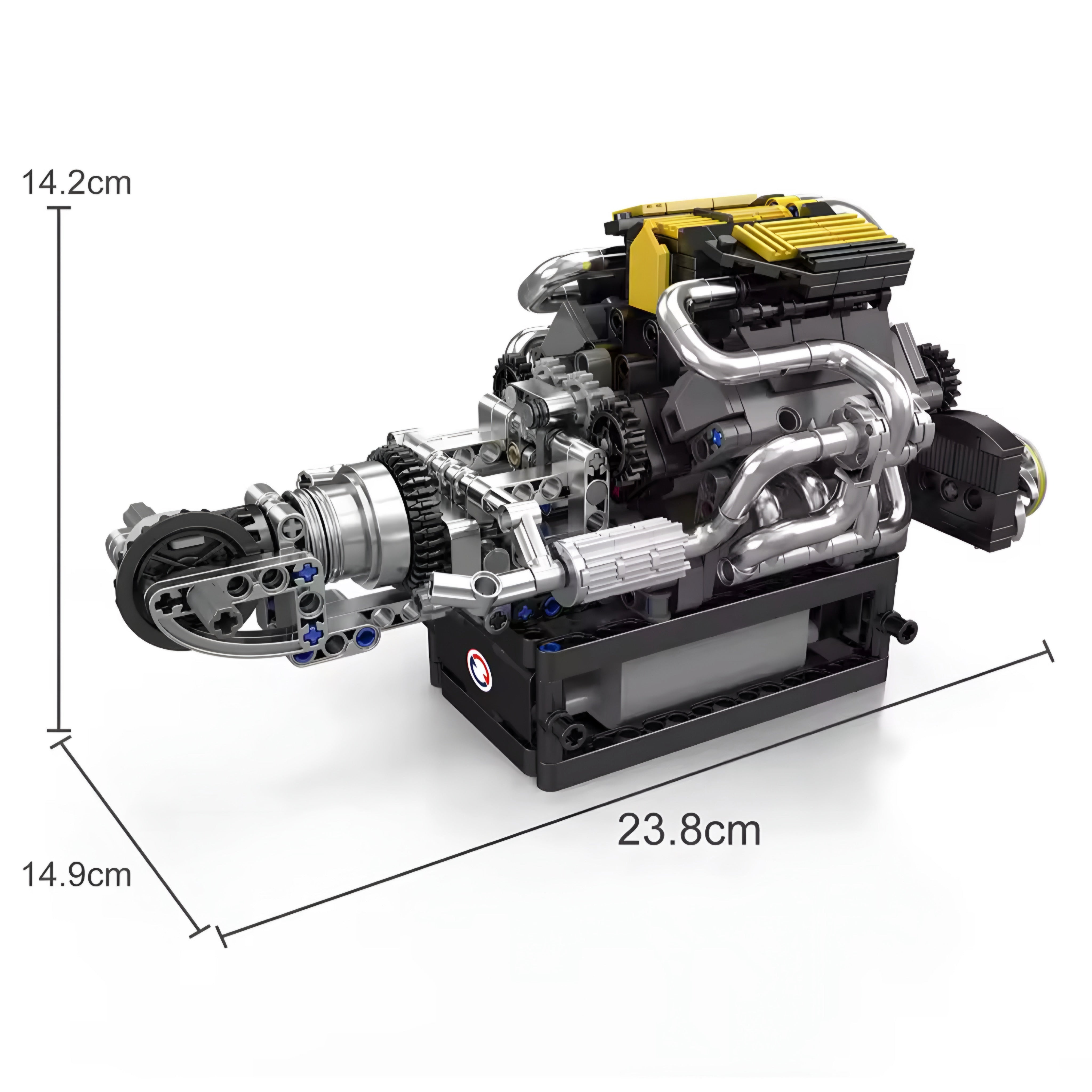 Motorised V8 Performance Engine | 762pcs