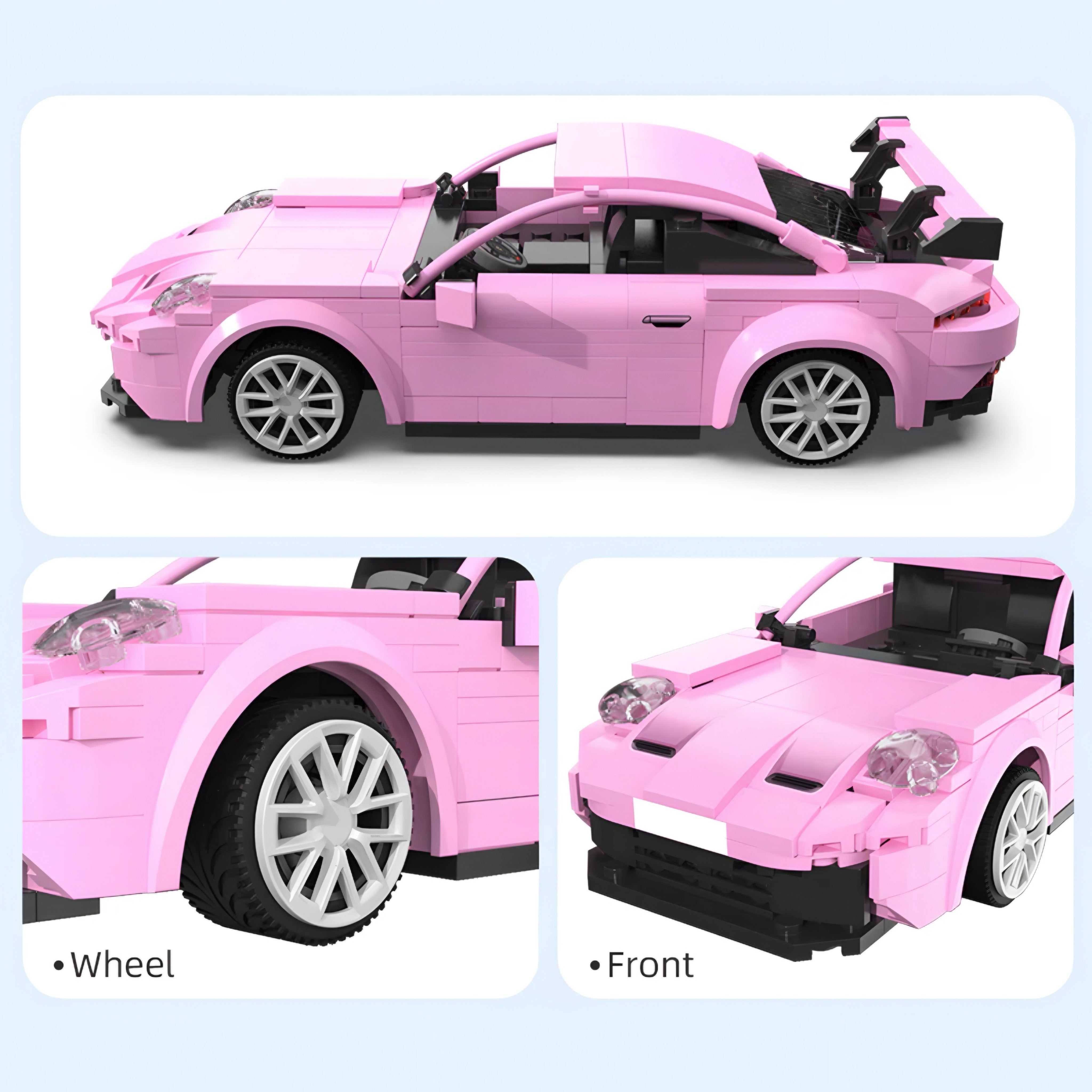 Remote Controlled Pink GT3 RS | 282pcs