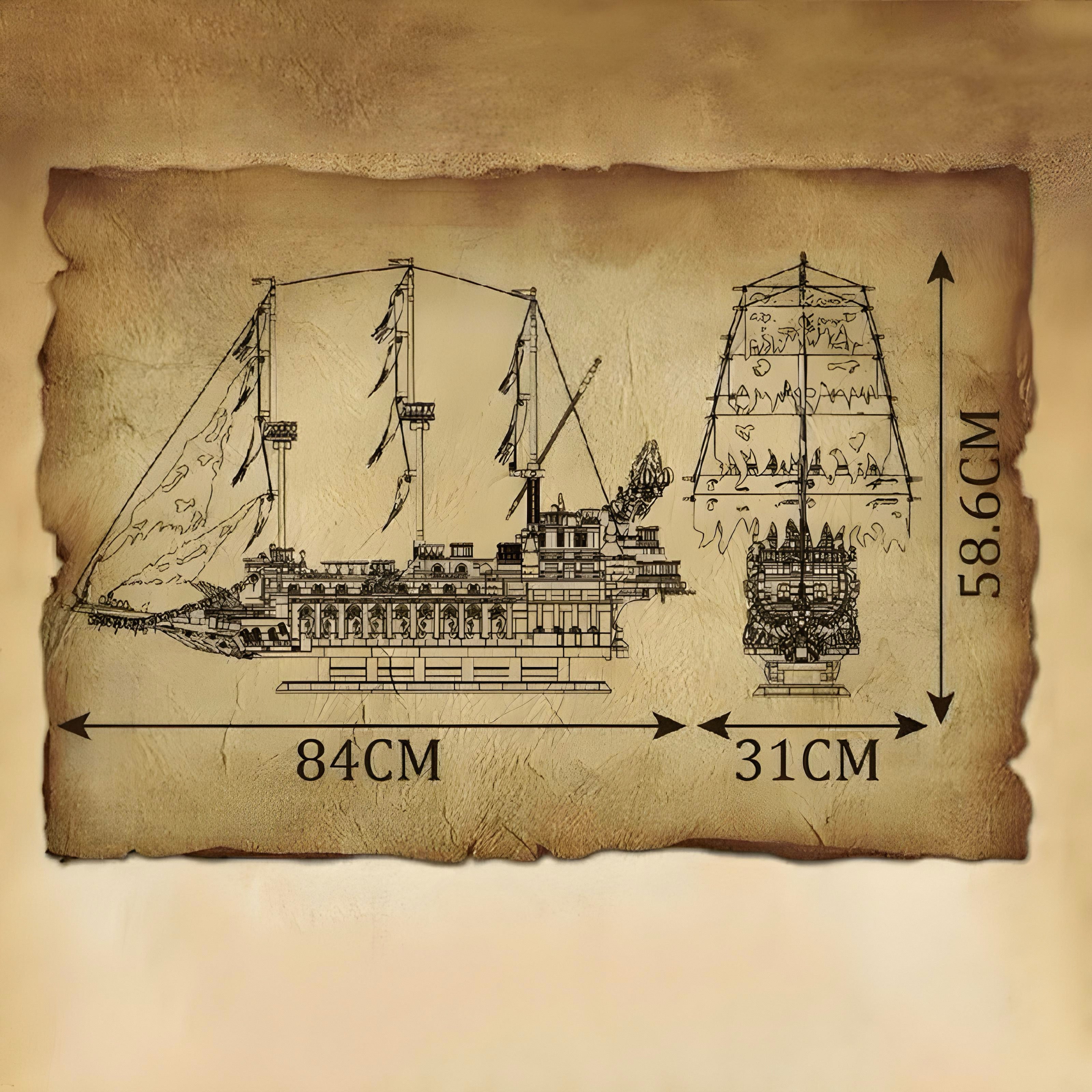 The Ultimate Pirate Ship | 4362pcs