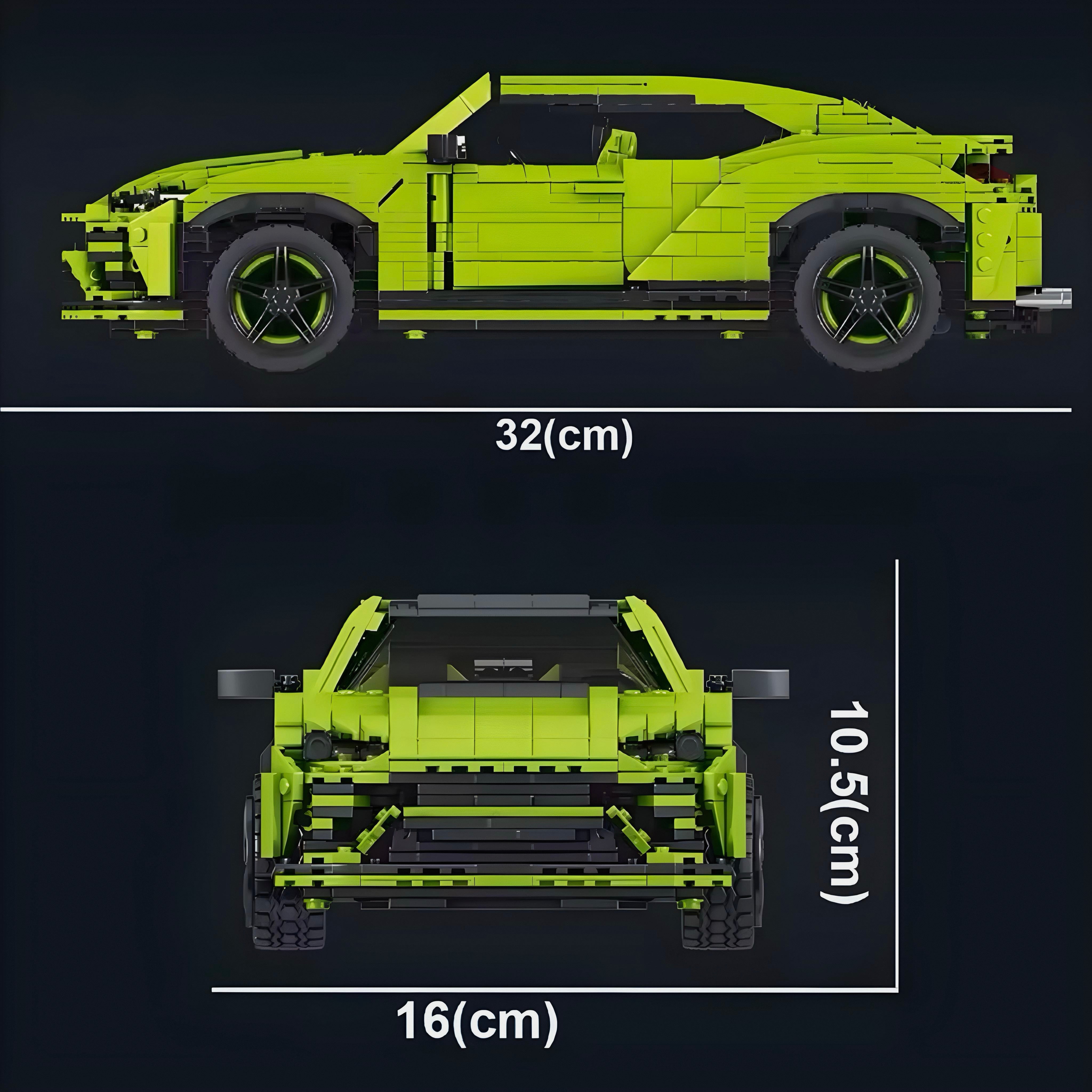 "Neon Green" Italian SUV | 1538pcs