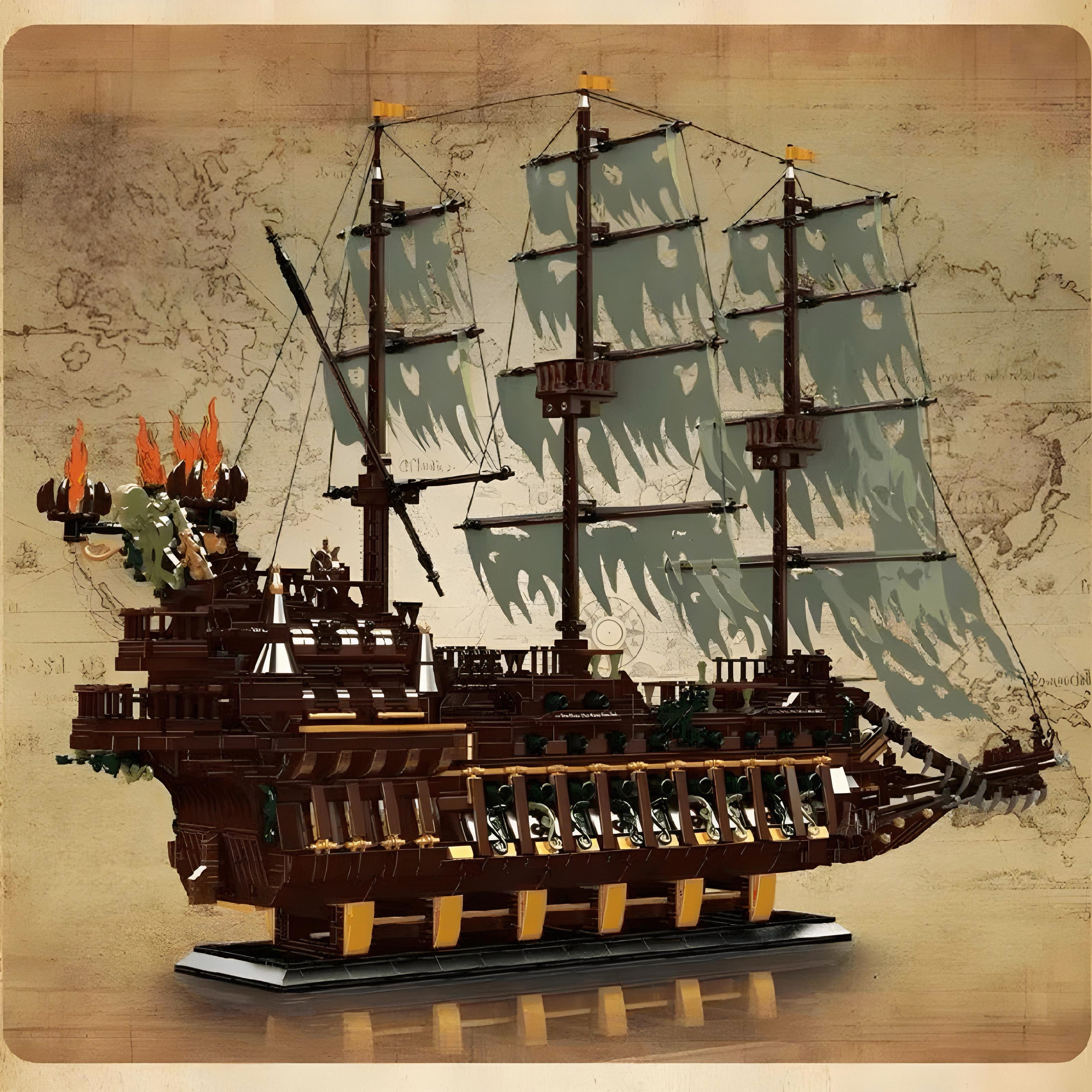 The Ultimate Pirate Ship | 4362pcs