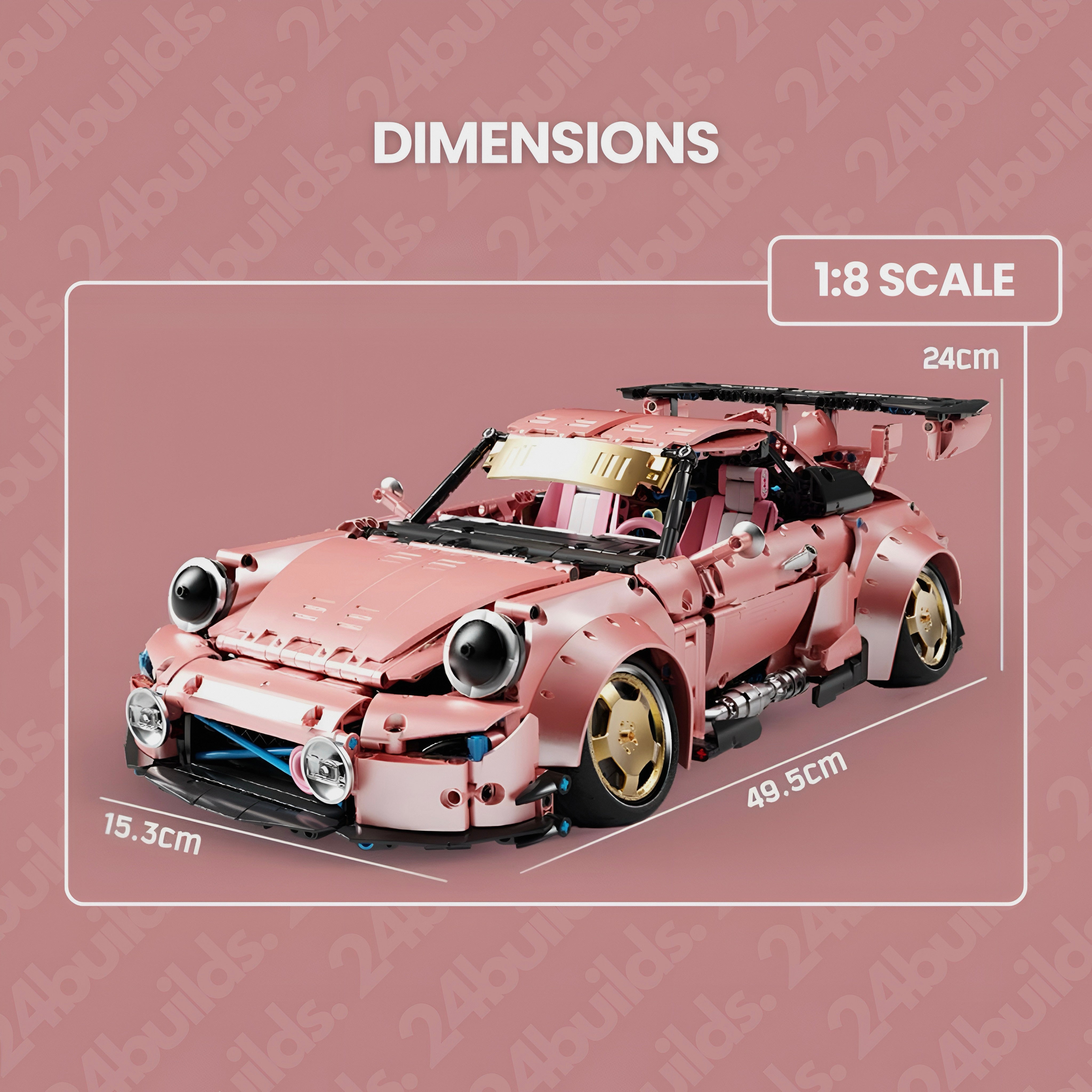 Pink Edition 911 (993) RWB | 2368pcs