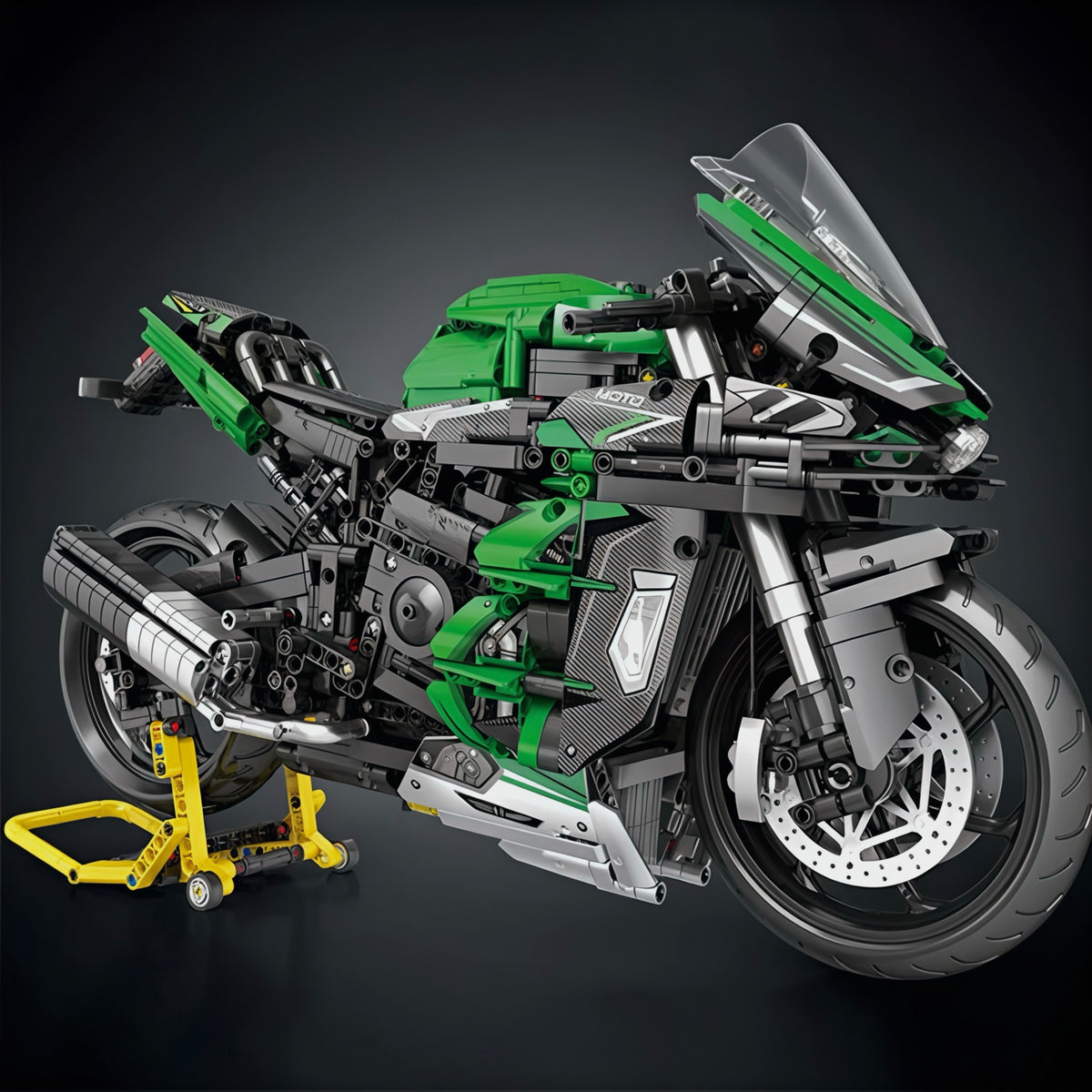 A supercharged tourer with carbon-style panels