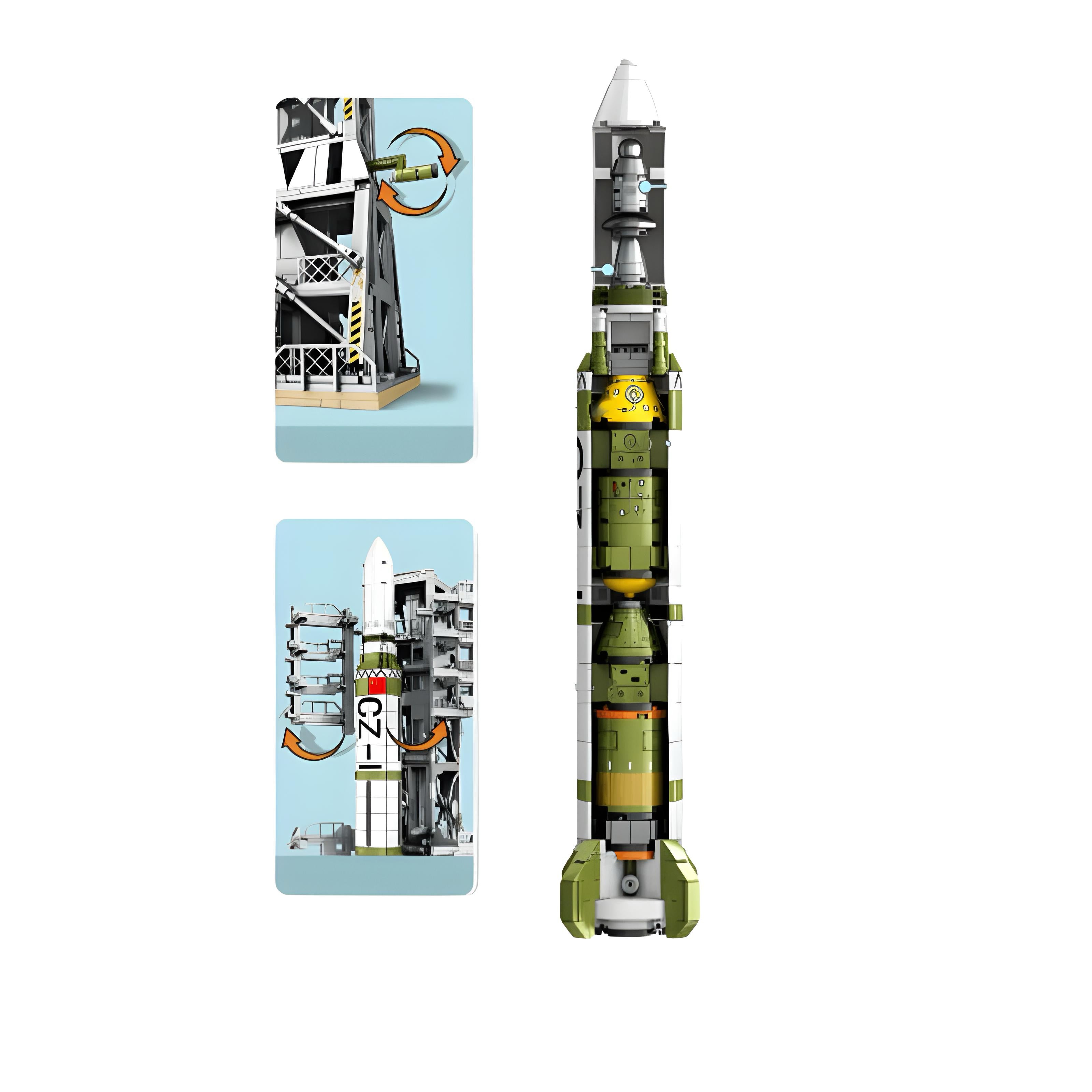 Dongfanghong Satellite Launch Pad | 1626pcs