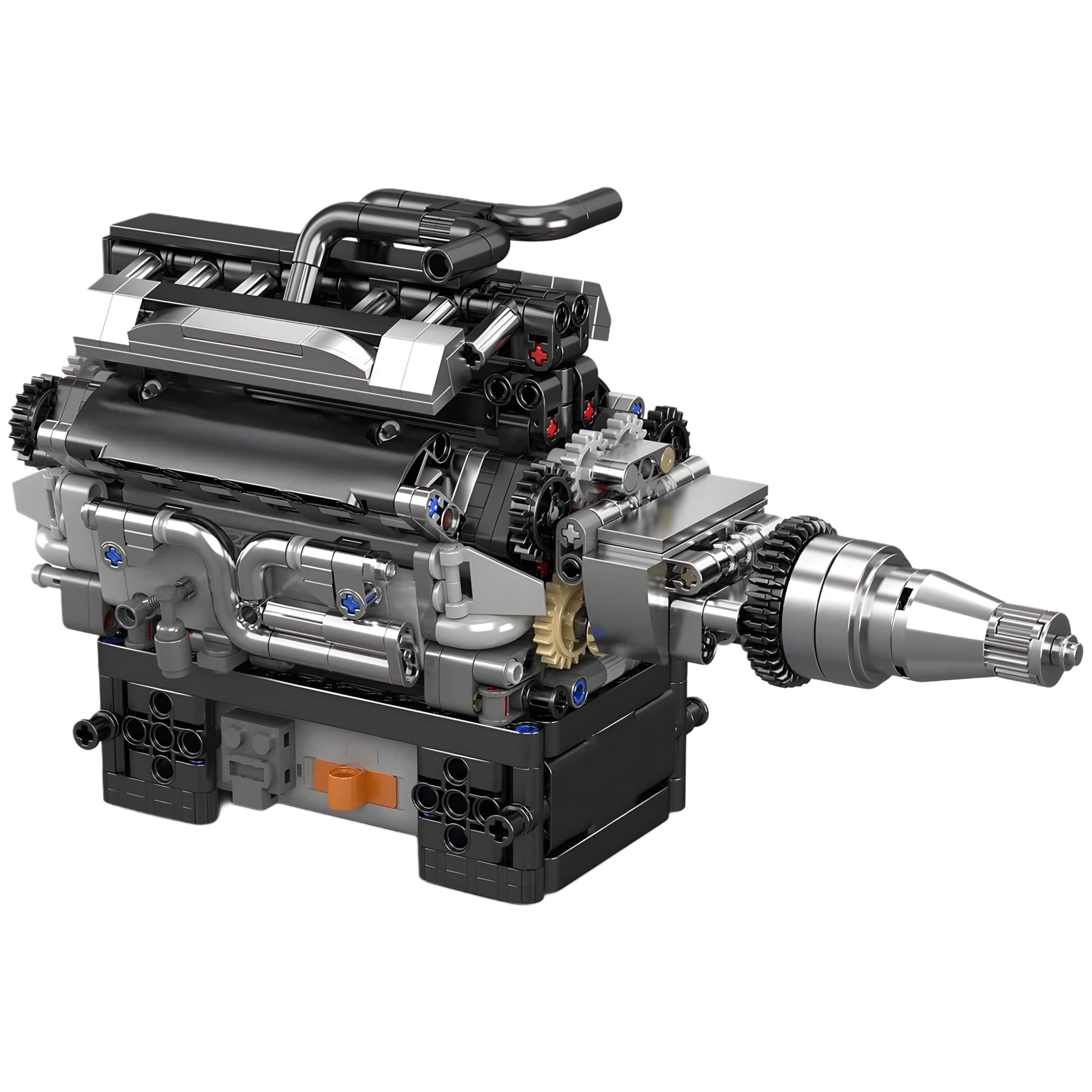Motorised British Luxury V12 Engine | 734pcs