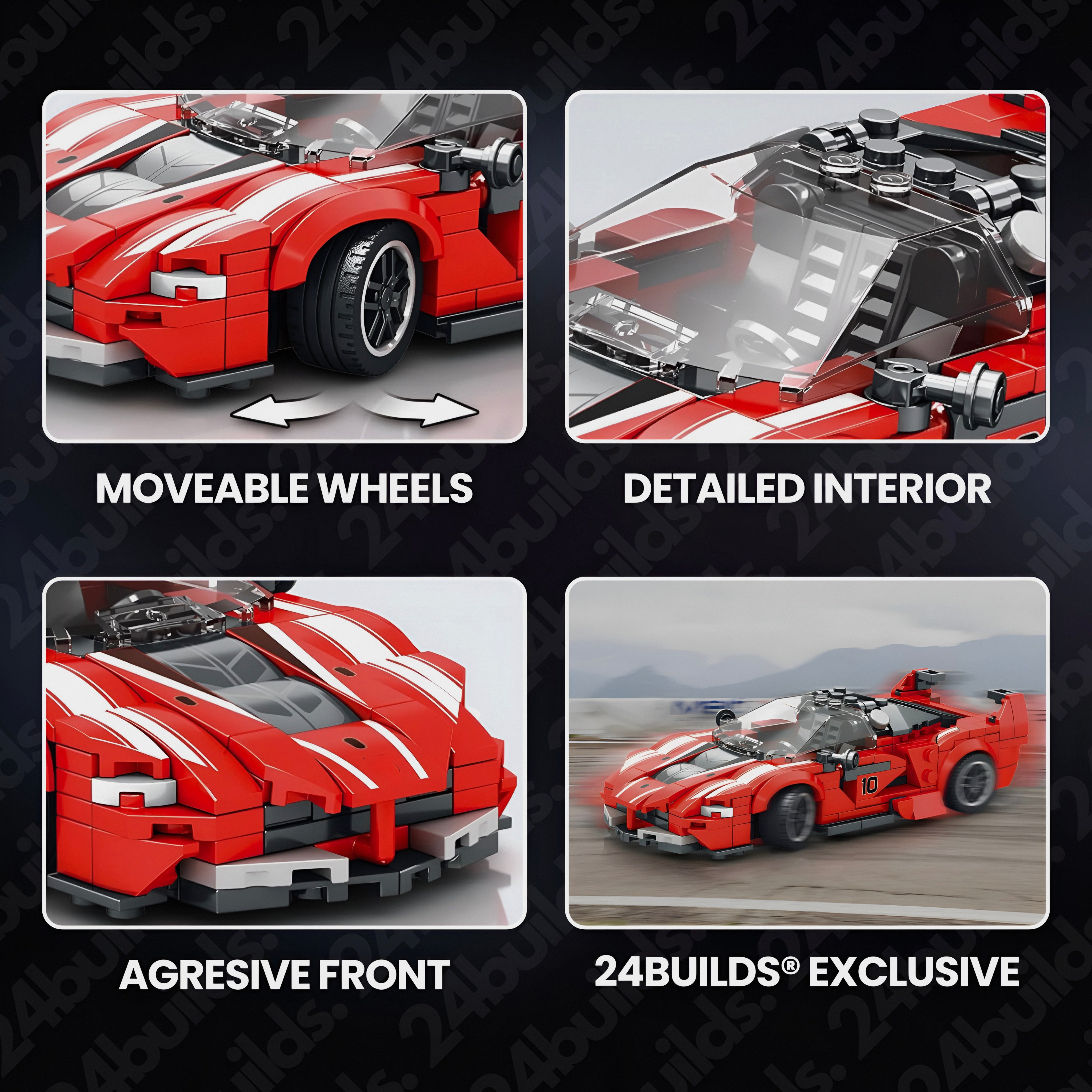 24BUILDS® FXX K | 388PCS