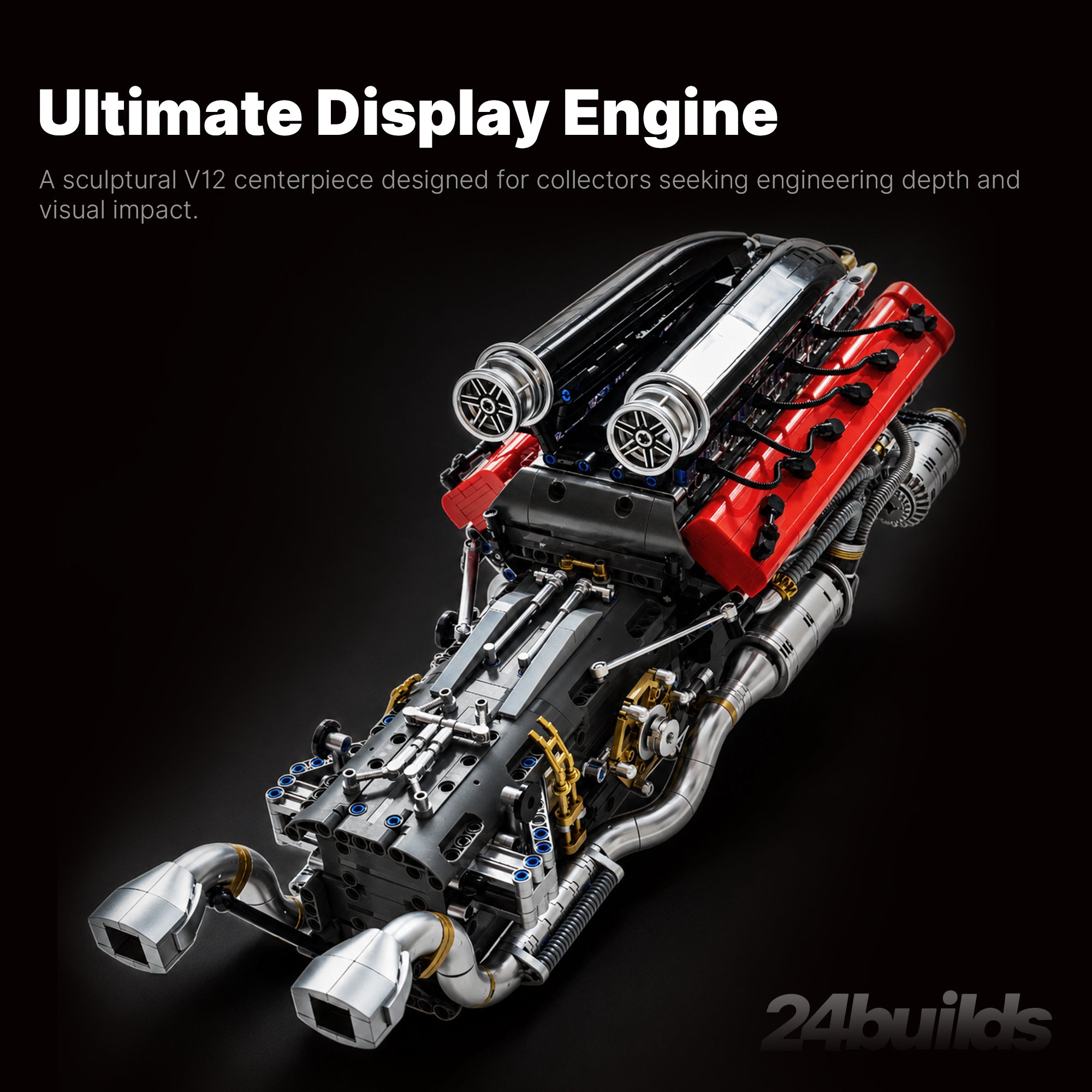 Motorised Italian V12 Racing Engine