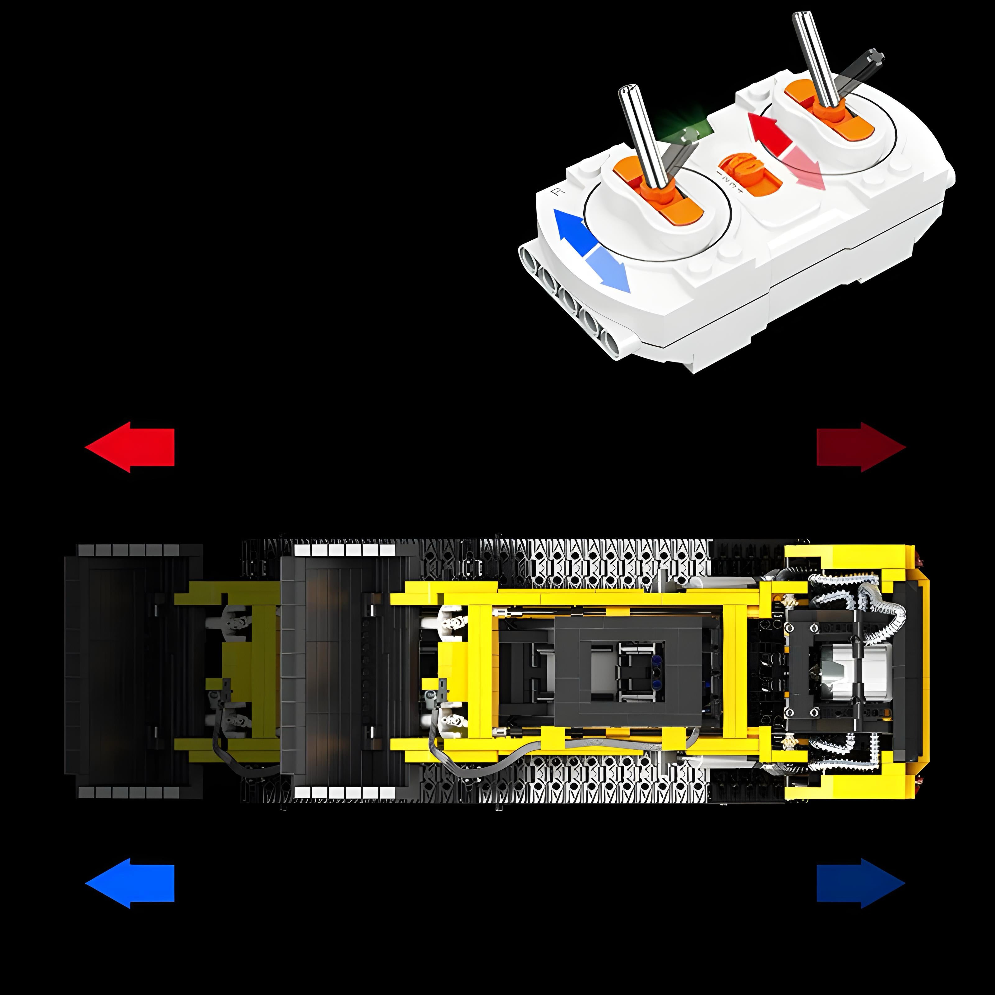 Remote Controlled Compact Track Loader | 1800pcs