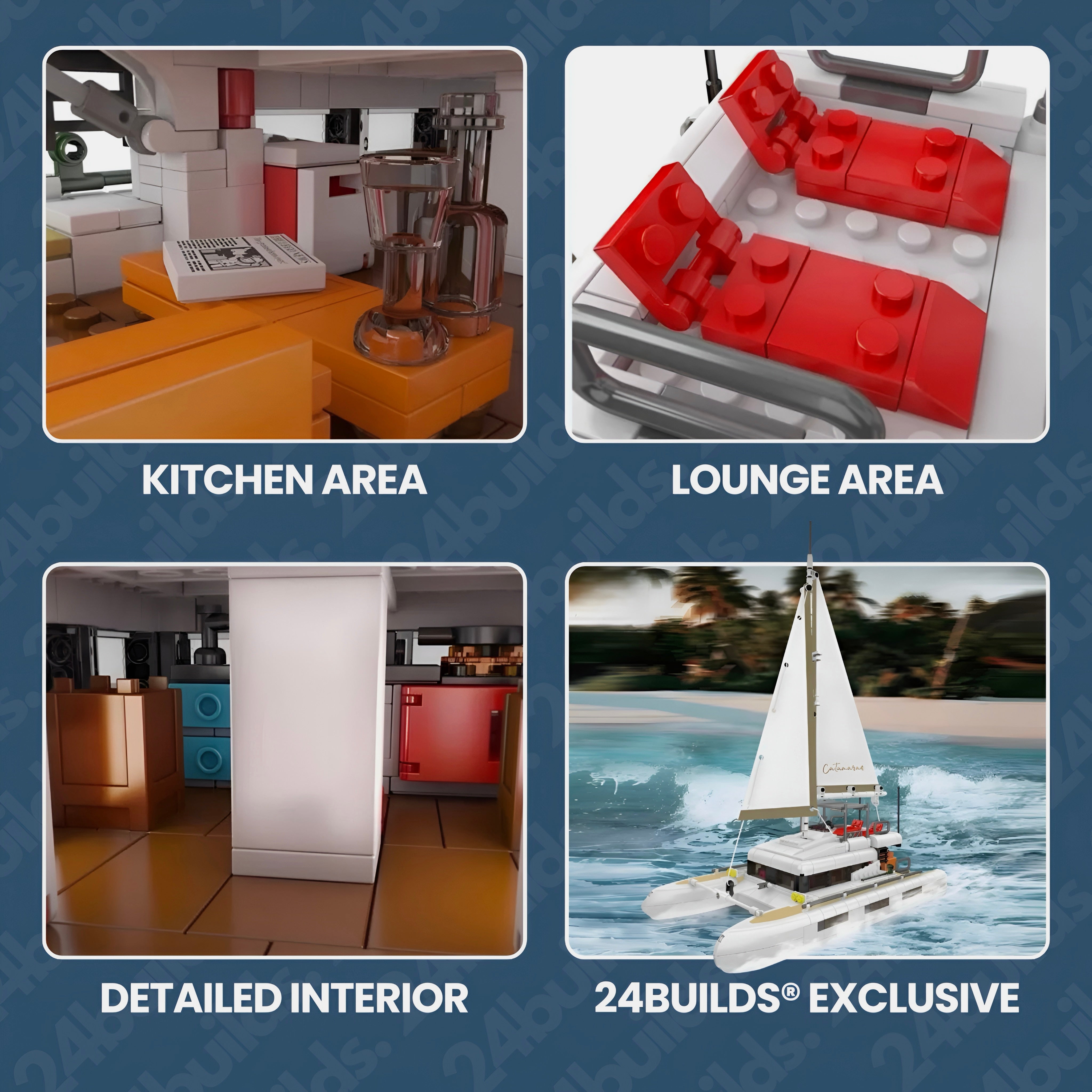 Luxury Catamaran | 890pcs