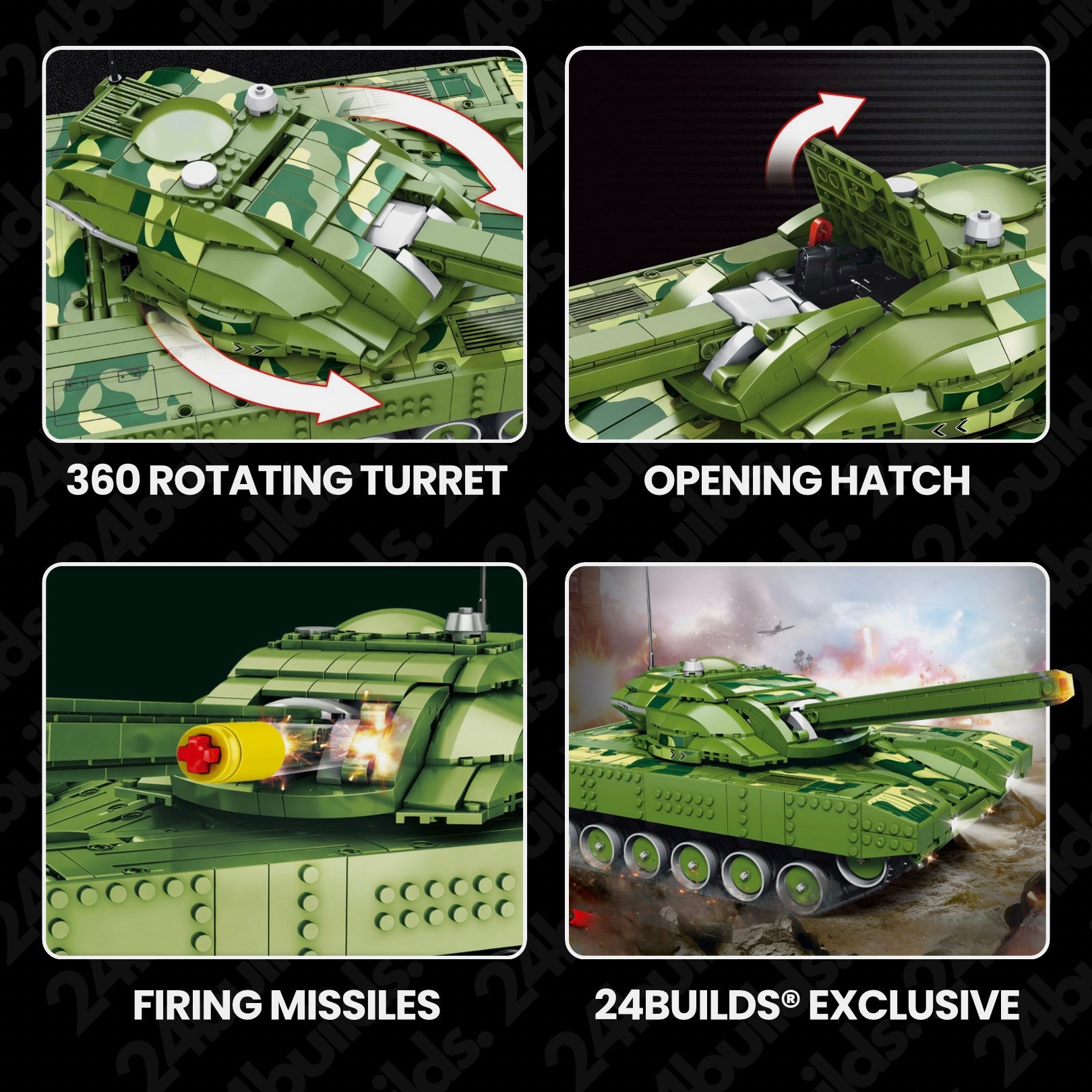 Remote Controlled Goliath VII Tank | 1518pcs