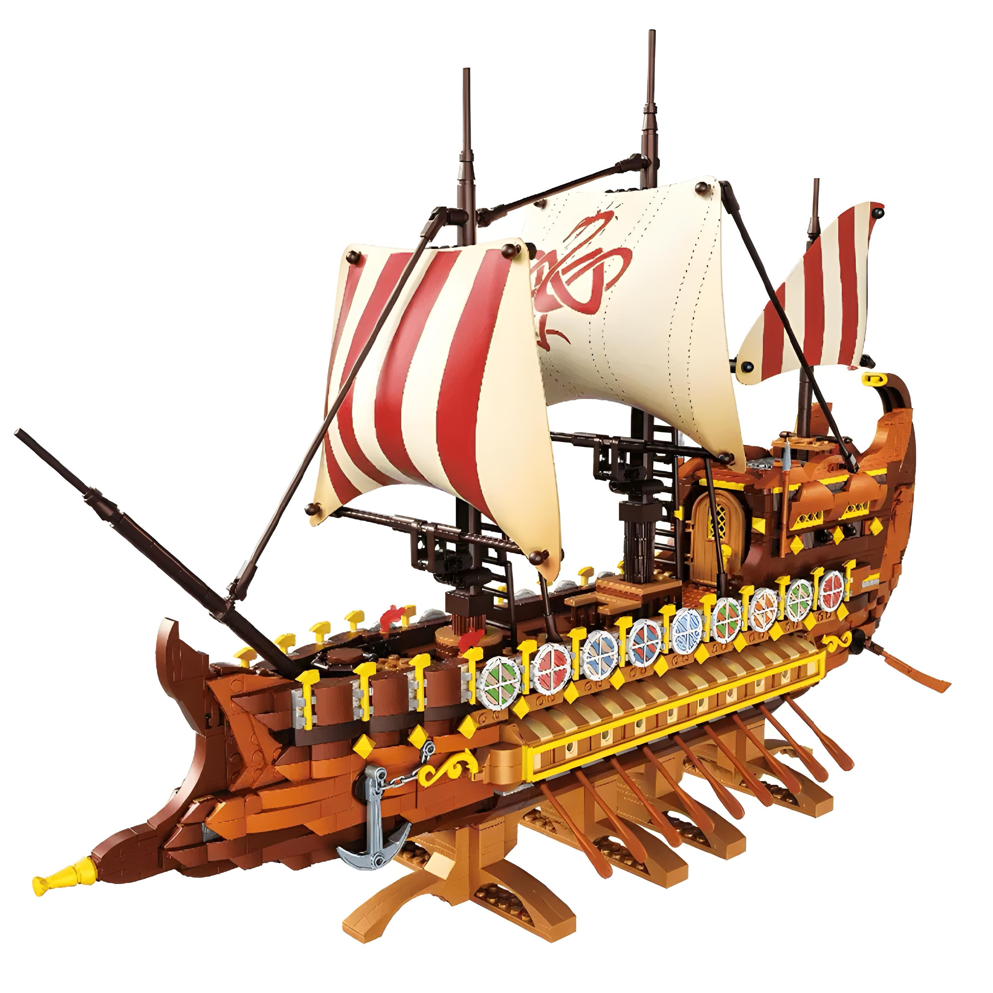 Ancient Viking Warship | 2074pcs