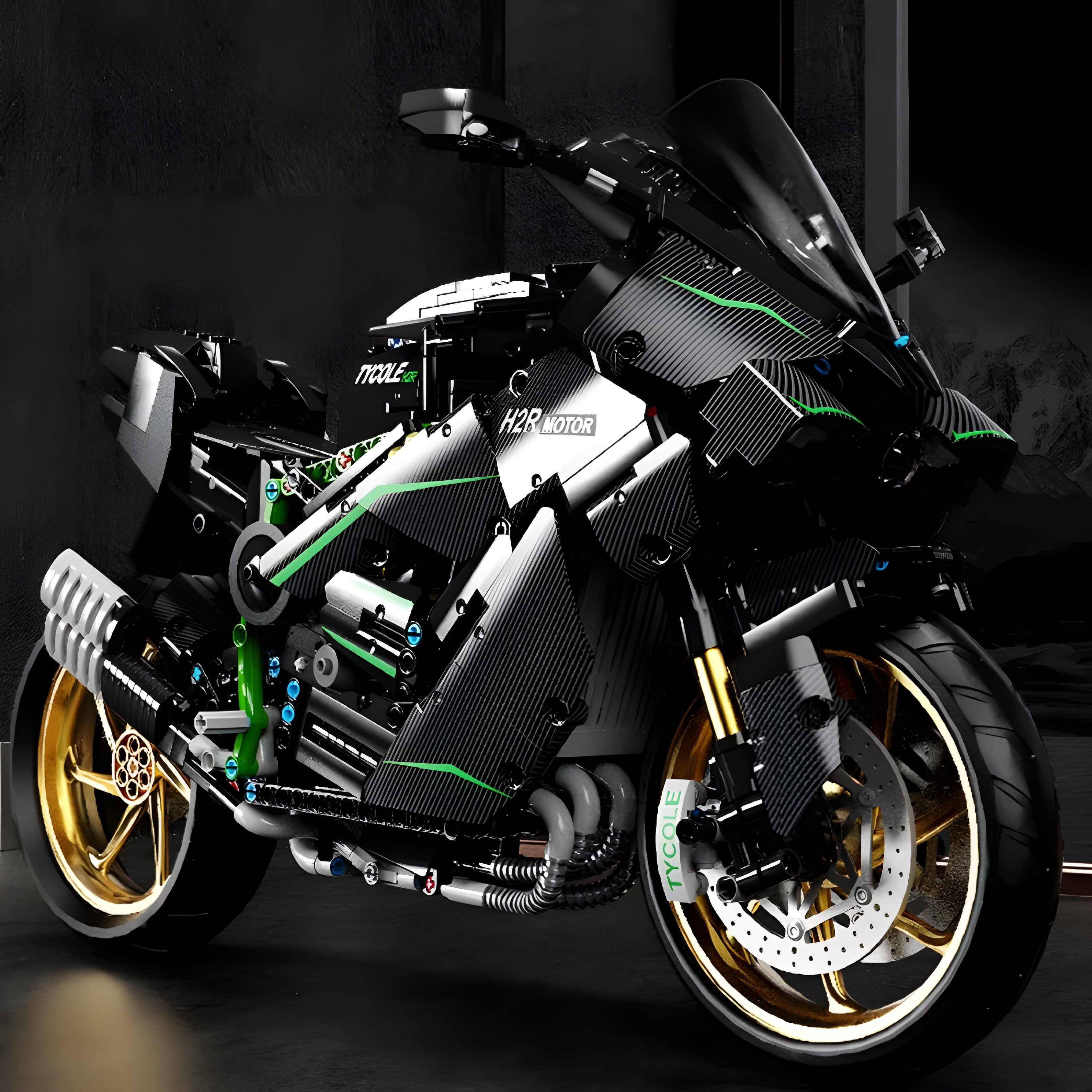 "Hurricane" H2-R Motorbike | 1808pcs