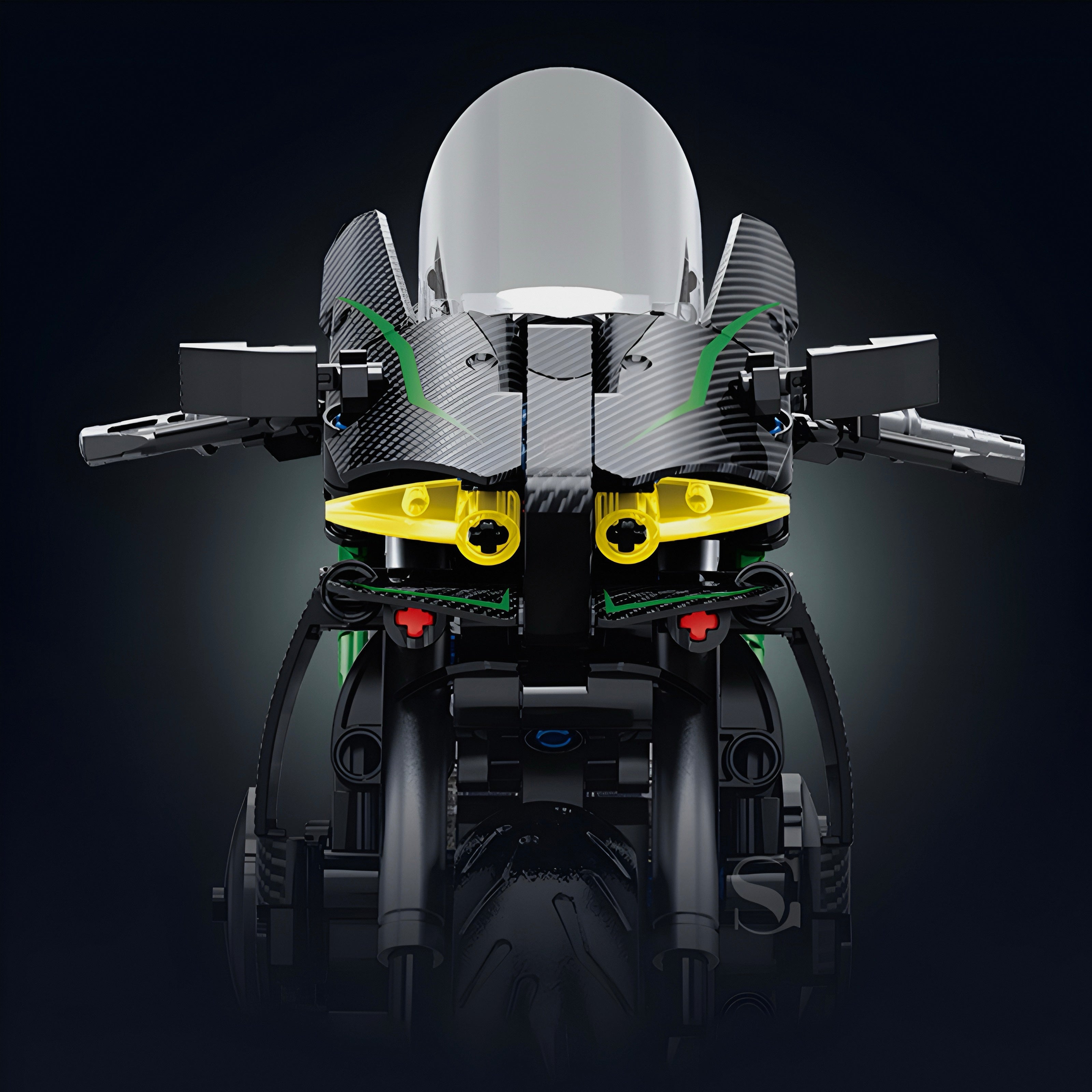 Carbon Fiber Japanese Motorbike | 512pcs