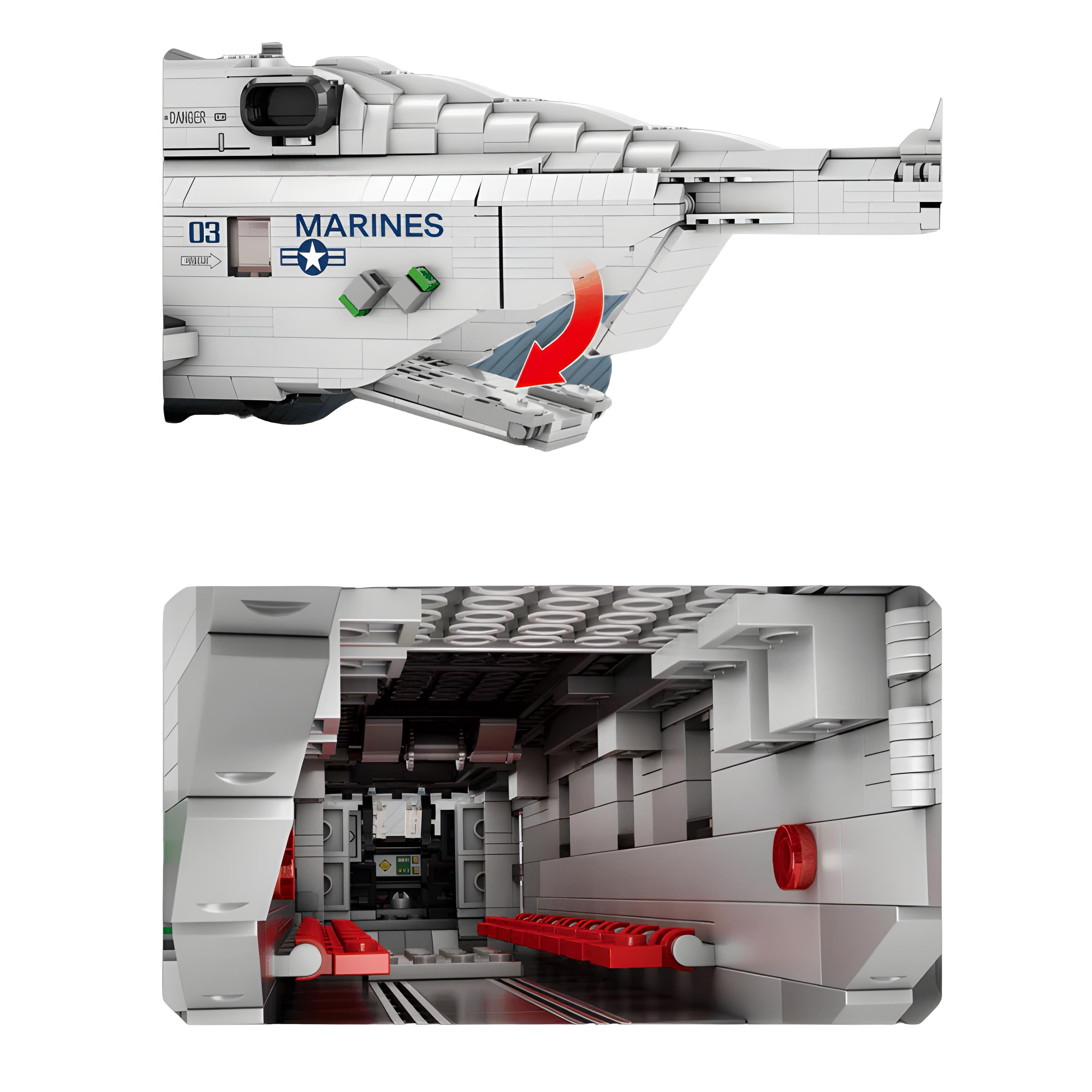 CH-53 Transport Helicopter | 2192pcs