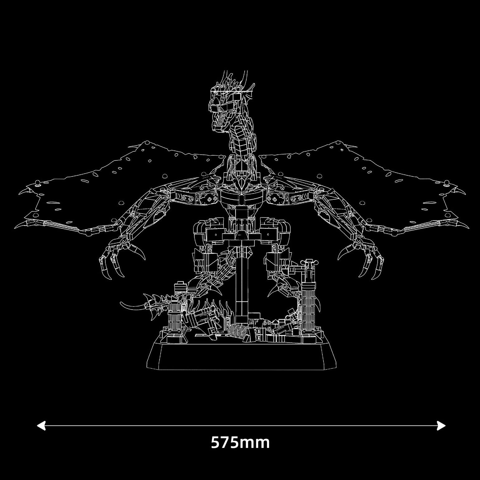 Inferno Dragon | 1738pcs