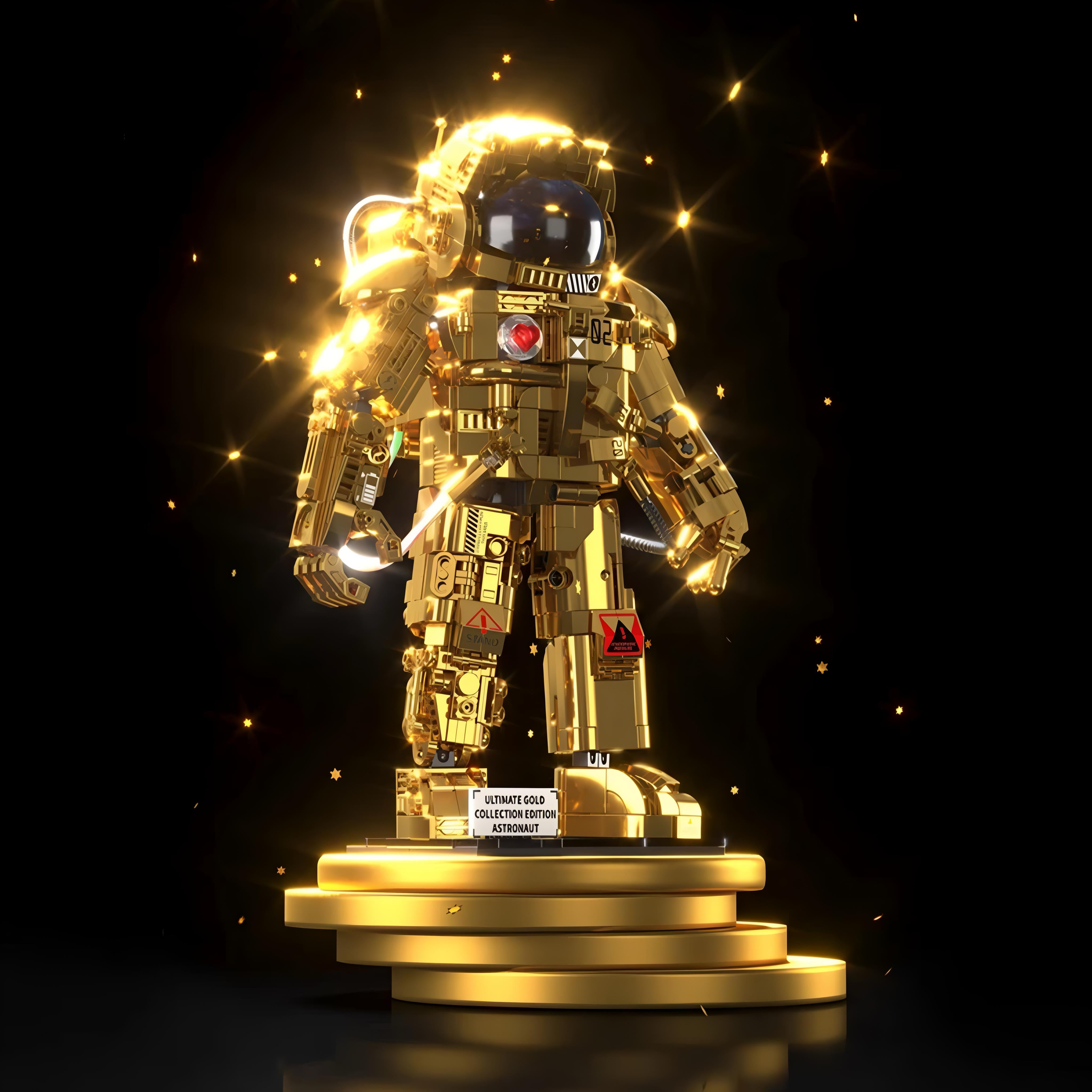 Gold Edition Astronaut | 992pcs