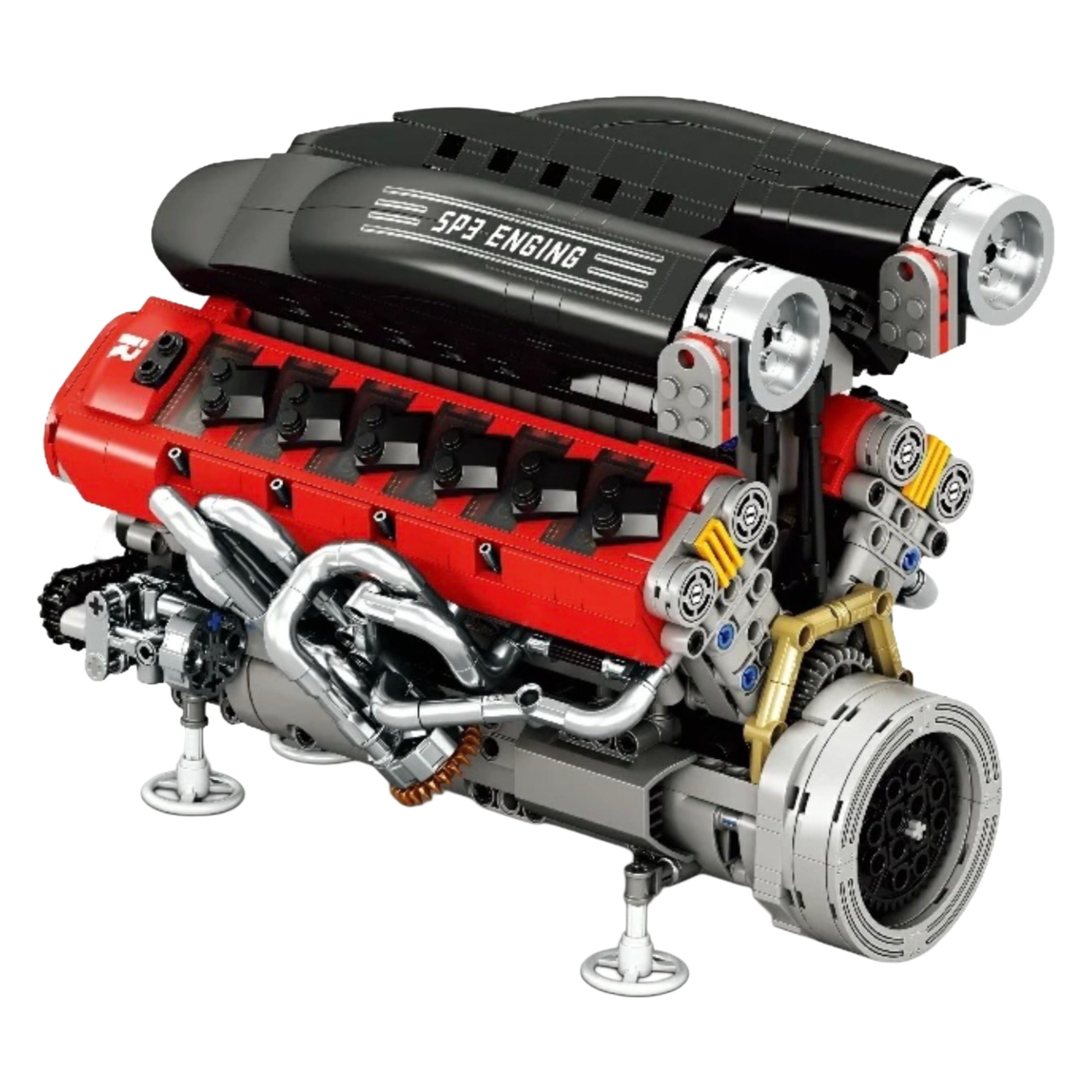 Italian V12 Hypercar Engine | 1240pcs