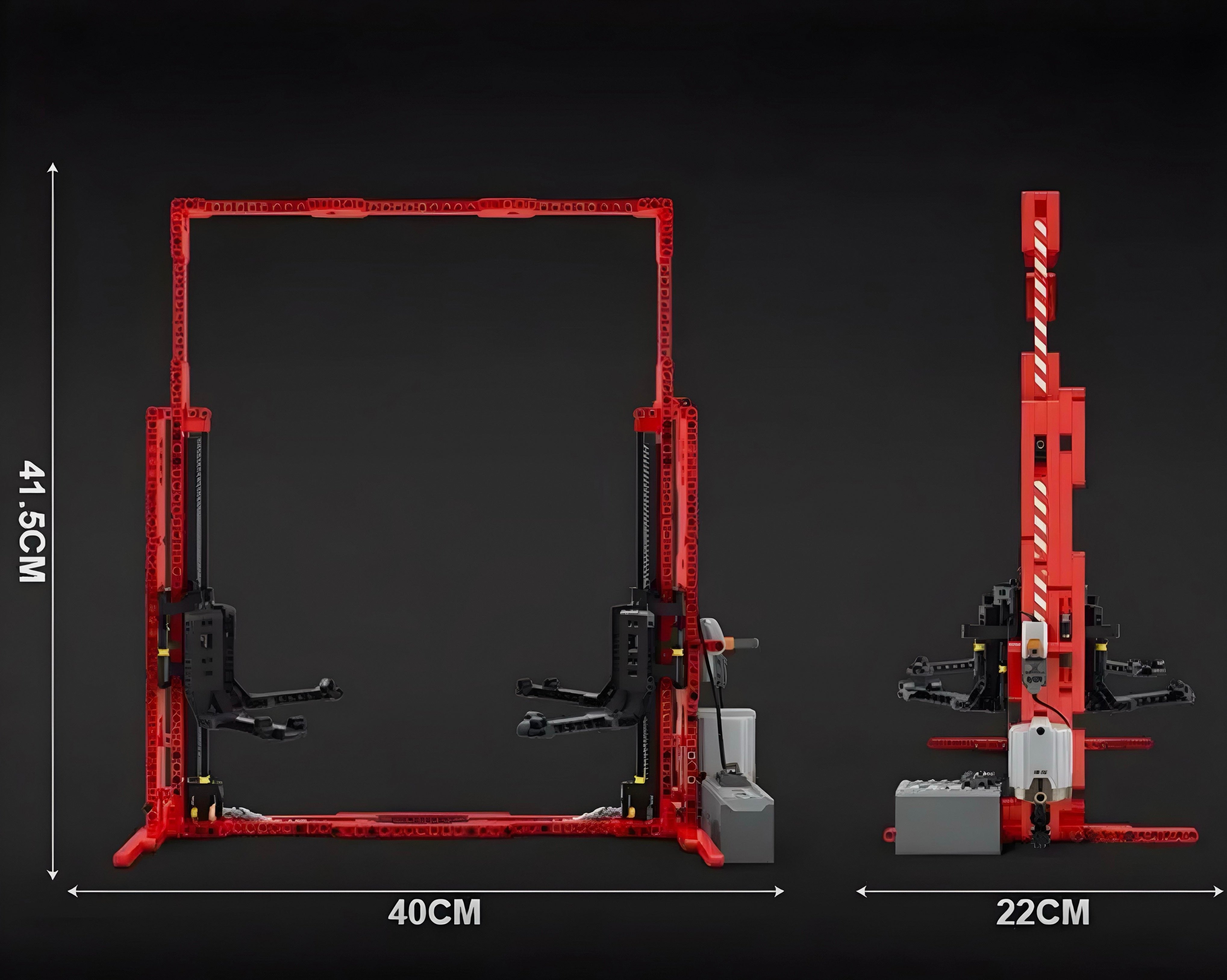 1:8 Electric Car Lift | 537pcs