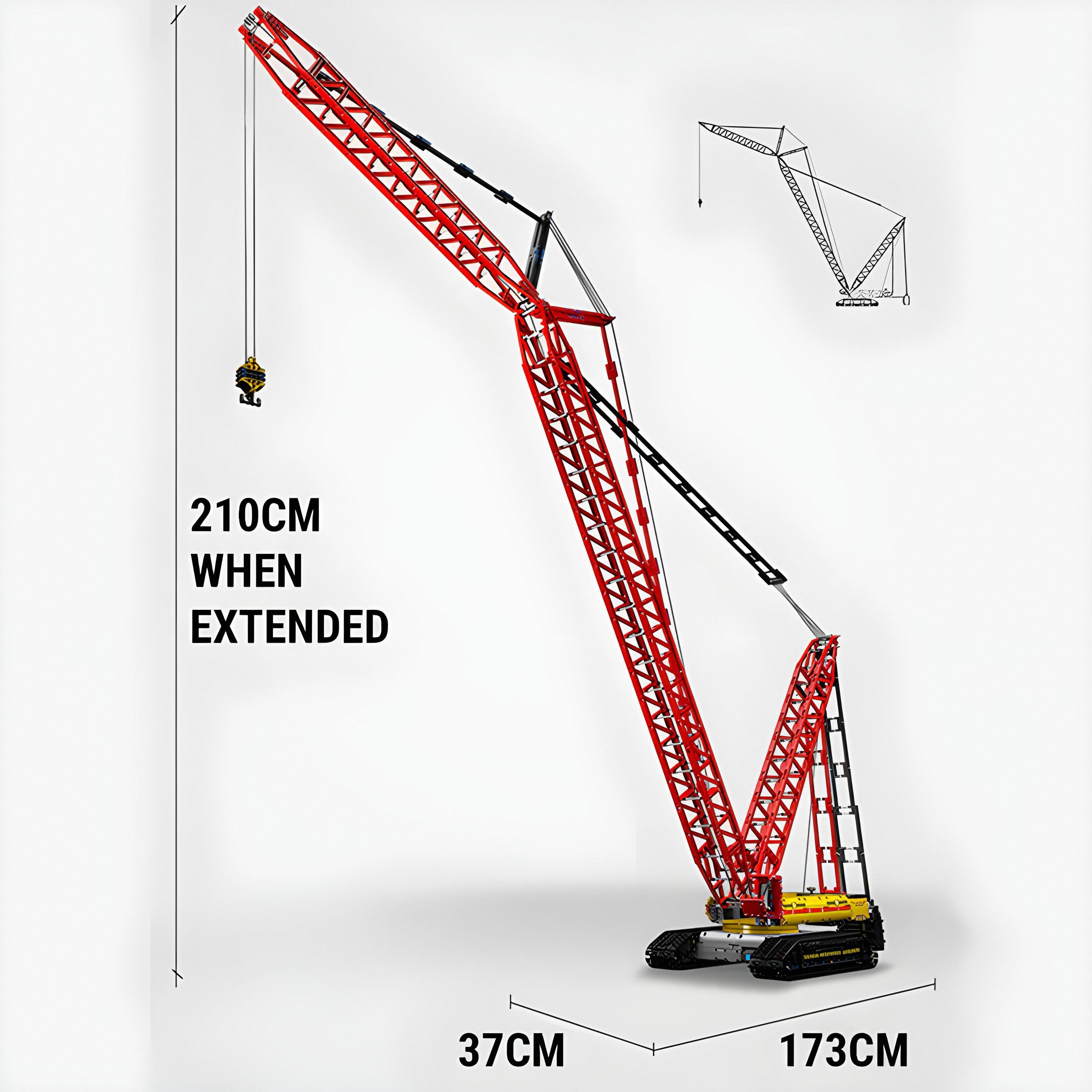The 210cm Mega Dragline | 4317pcs