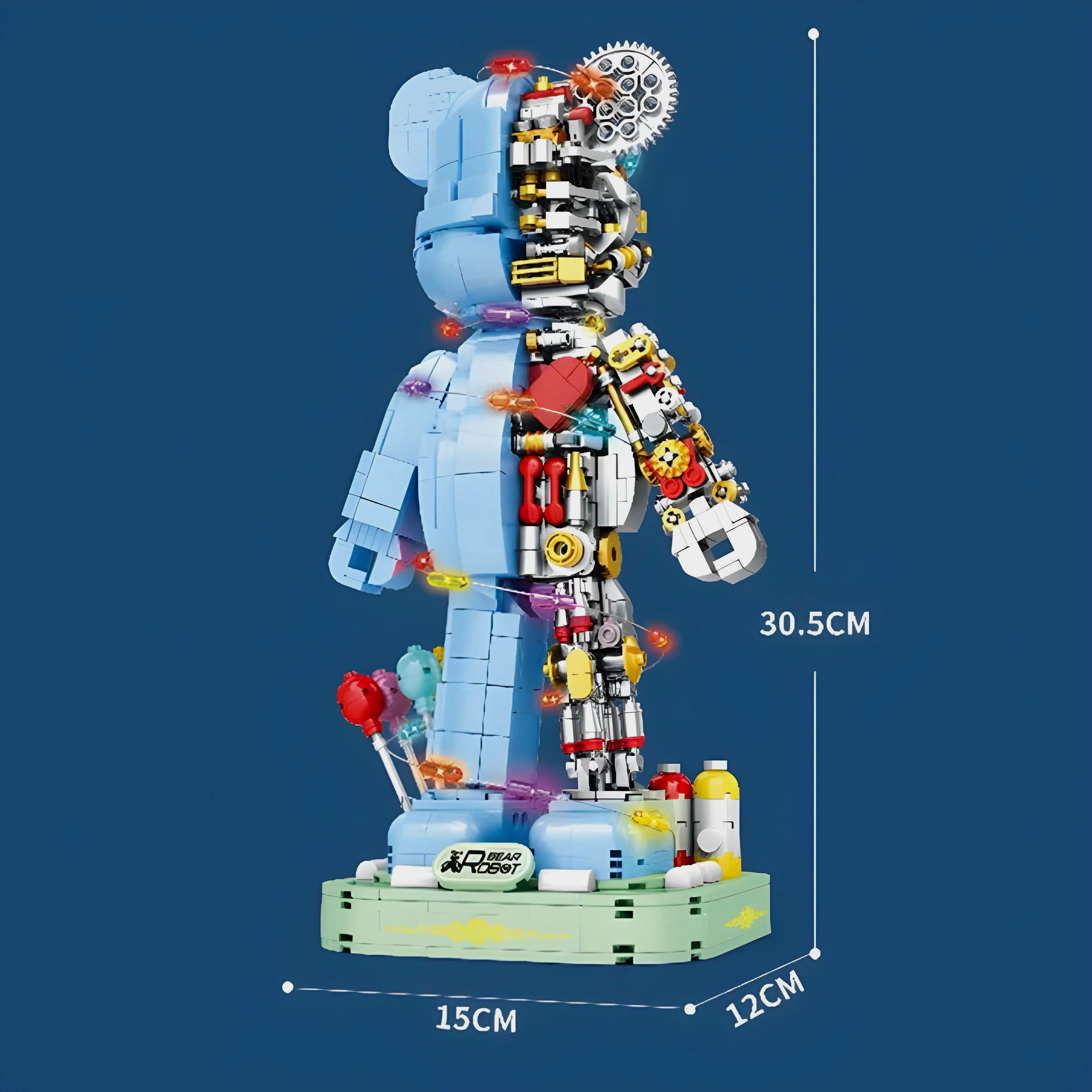 Bearblock #PlayPanda 400% | 1162pcs