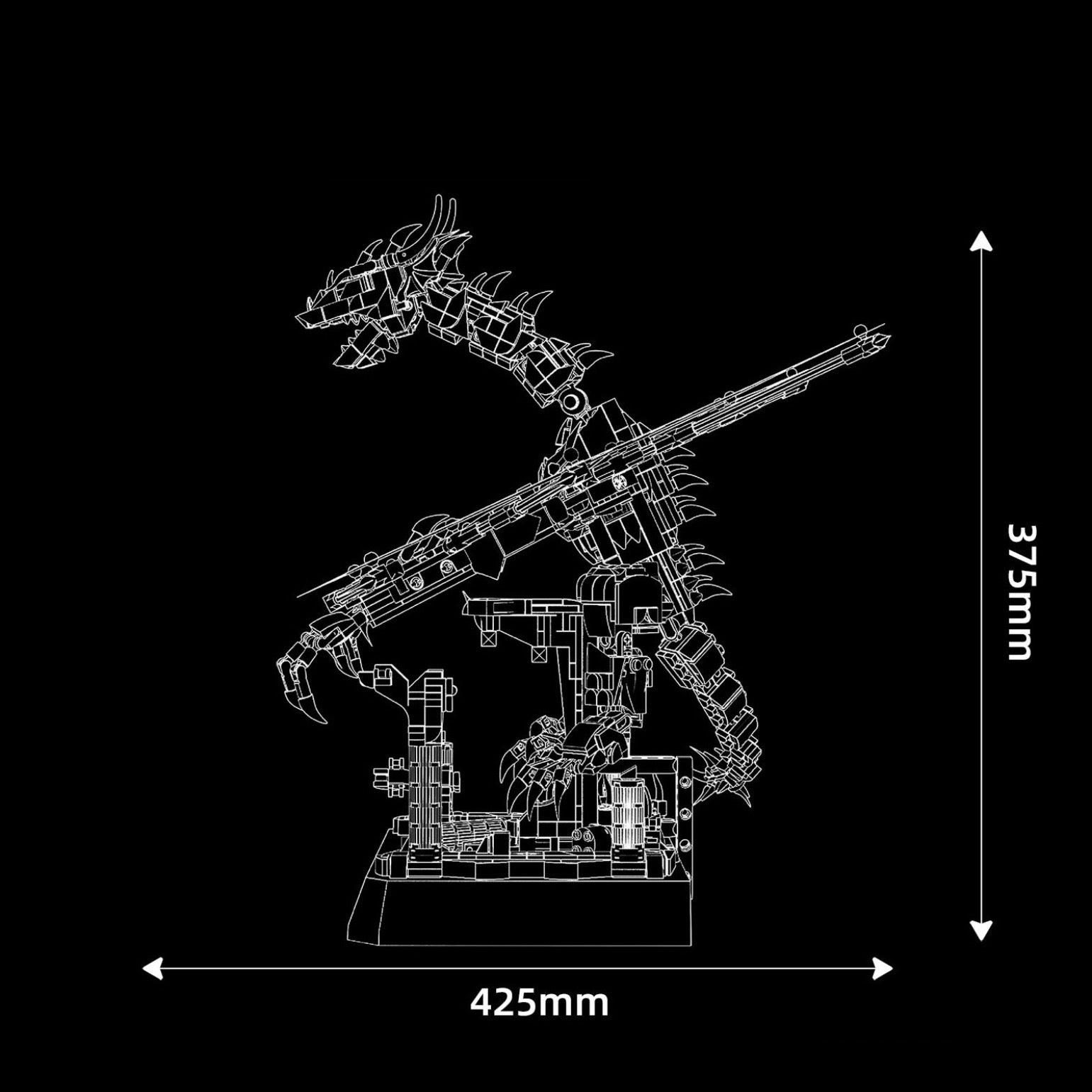Inferno Dragon | 1738pcs