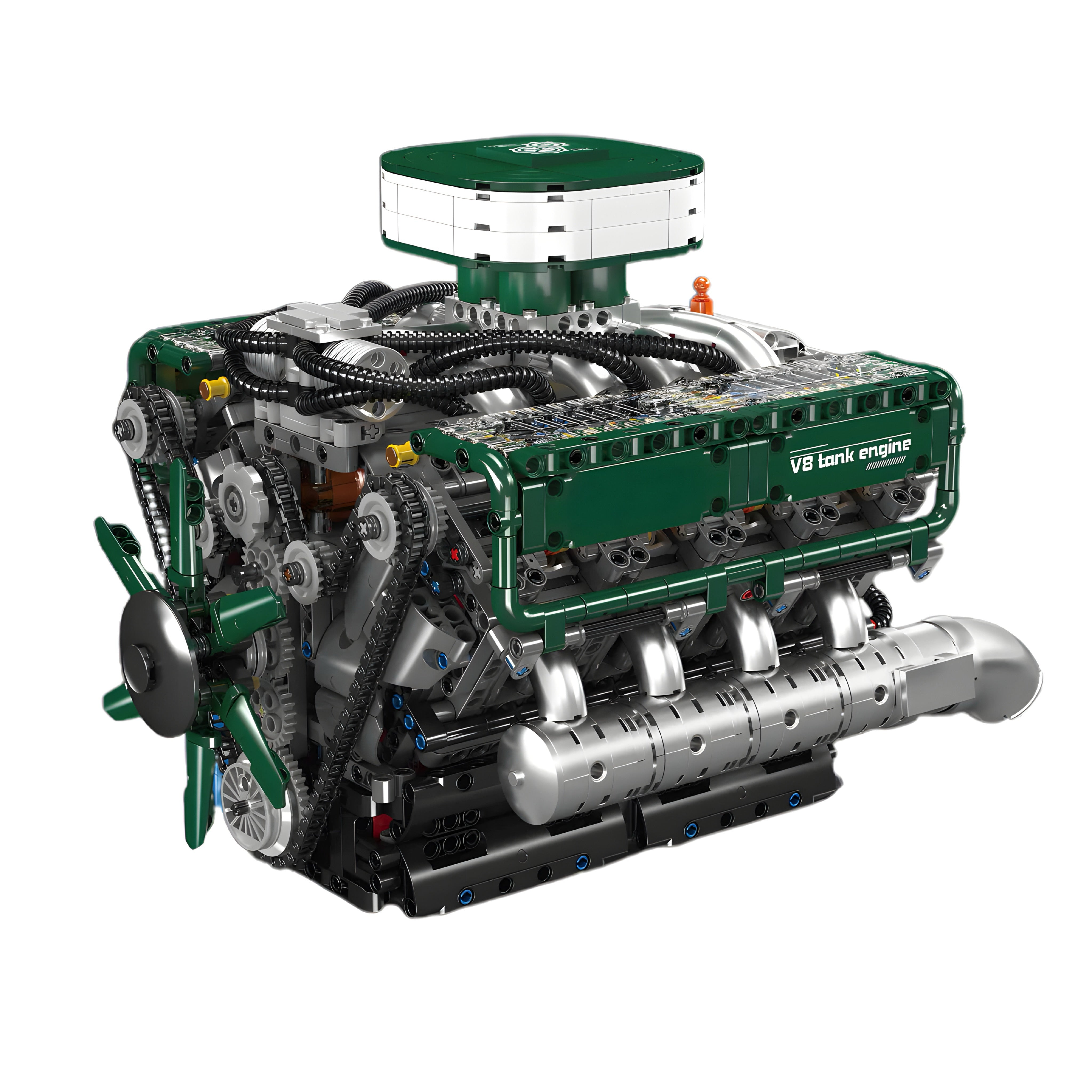 Motorised V8 Tank Engine | 2250pcs