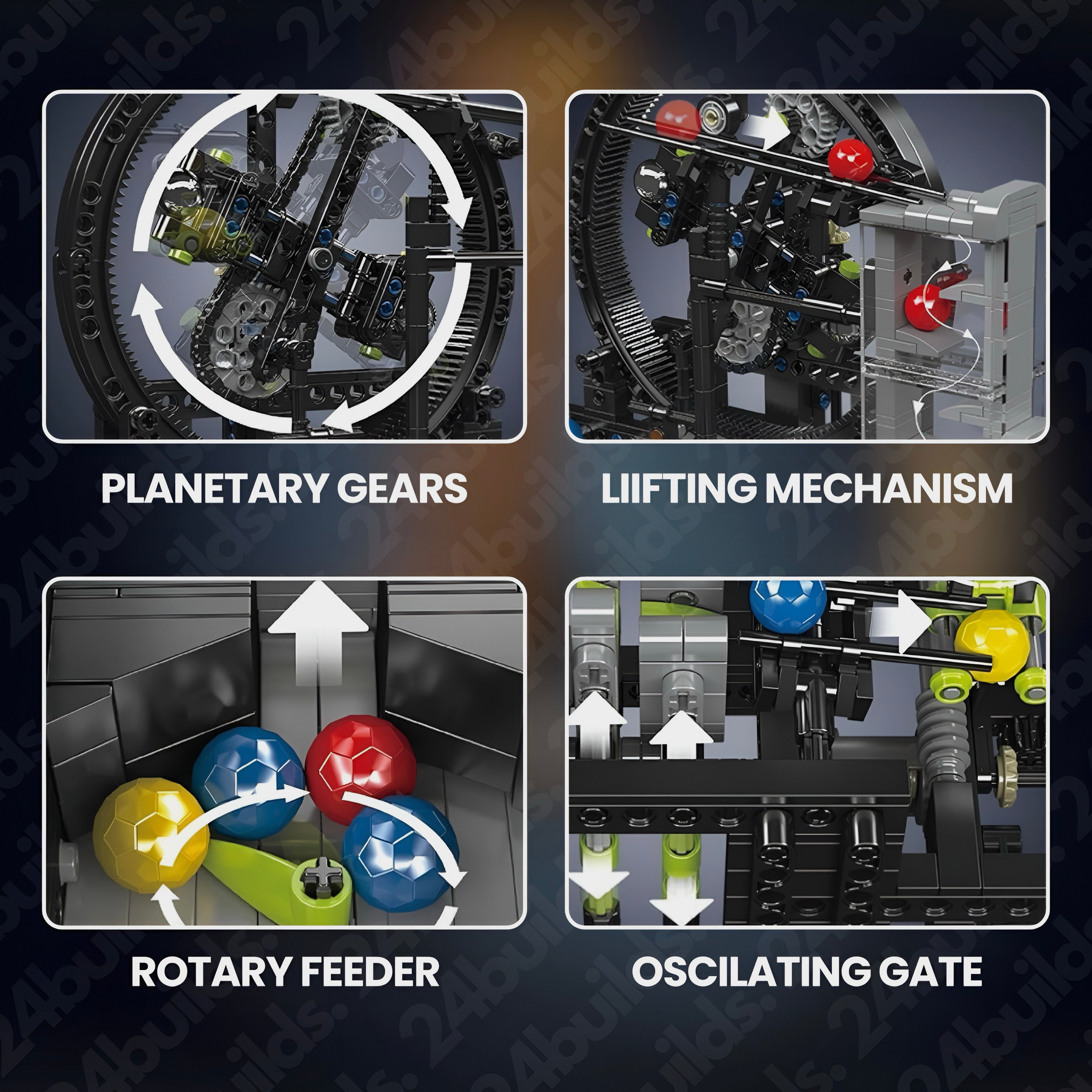 Motorised Planetary GBC | 1012pcs