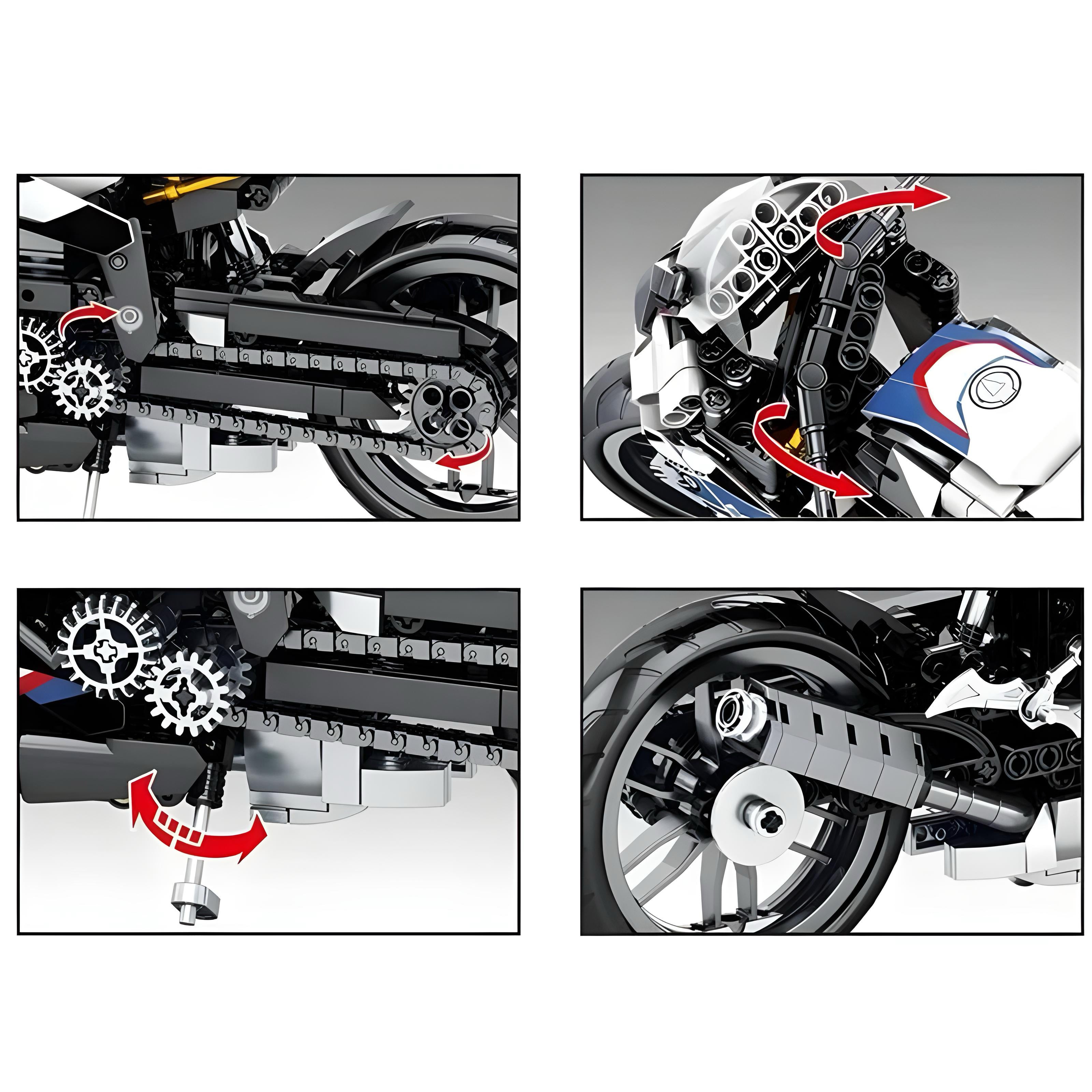 German Sports Bike | 814pcs