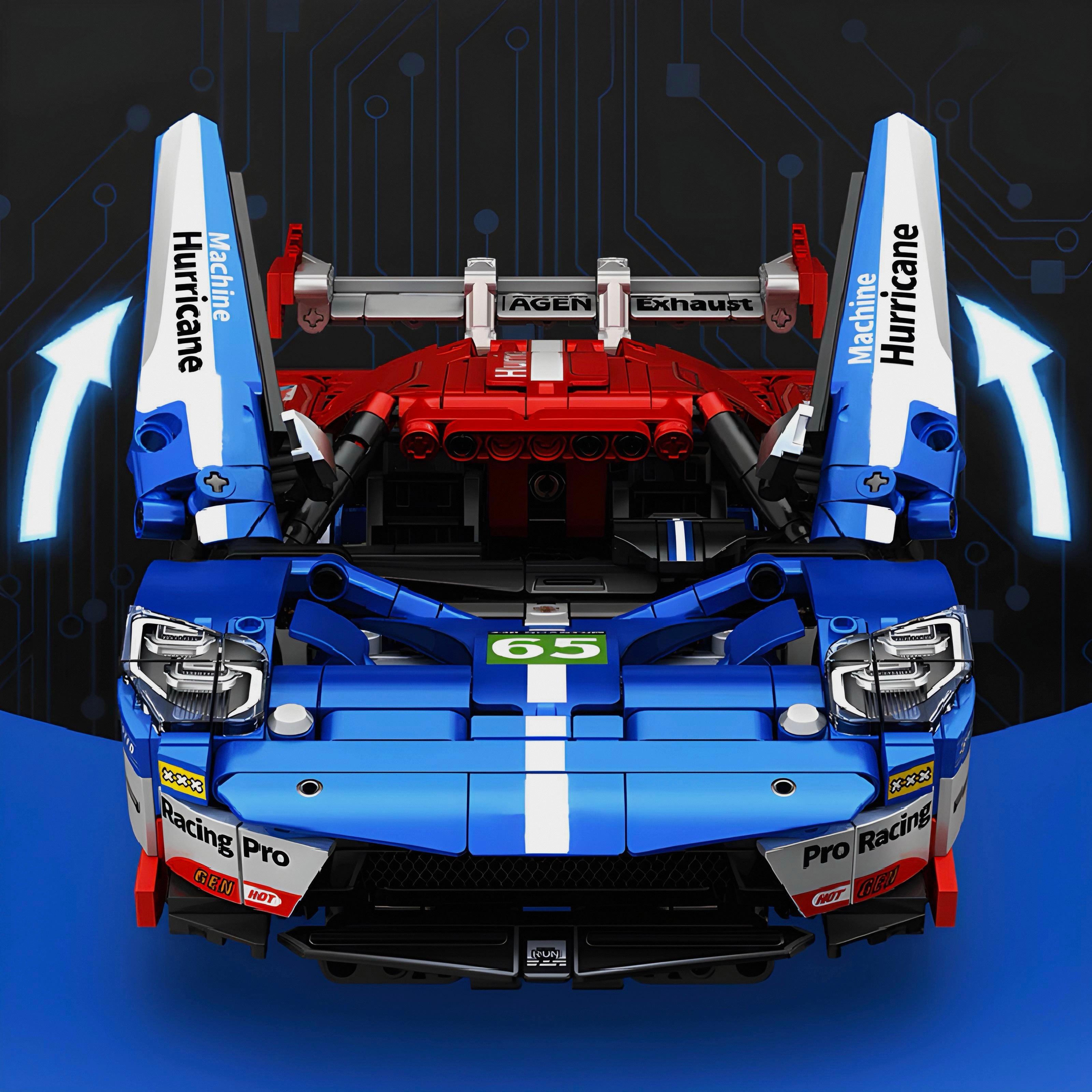 Remote Controlled Race Spec GT Hypercar | 1258pcs